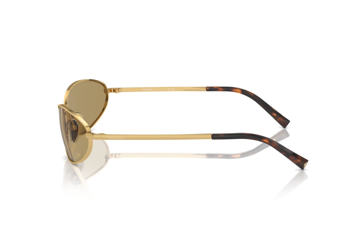 PRADA - 5AK70G GOLD | OCCHIALE DA SOLE DONNA - PR A59S CALIBRO 59