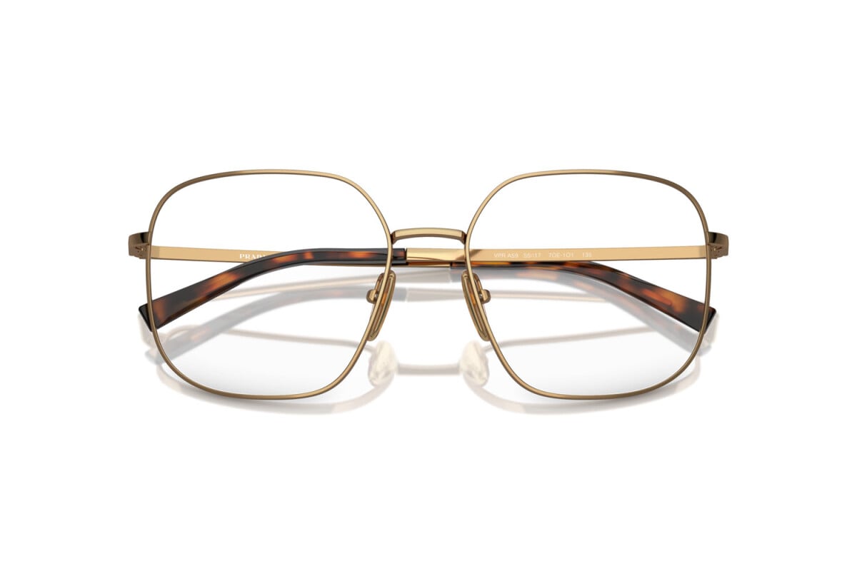 PRADA - 7OE1O1 BRASS | OCCHIALE DA VISTA DONNA - PR A59V CALIBRO 55