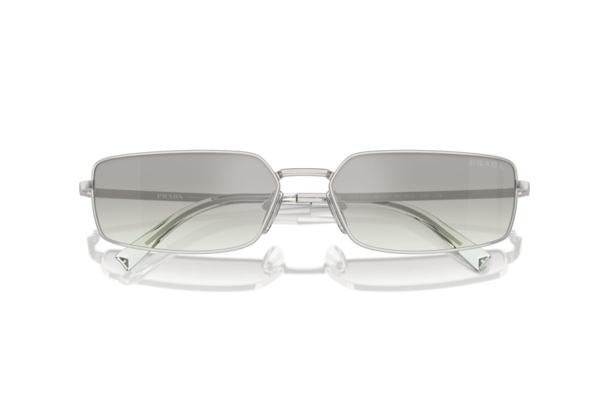 PRADA - 1BC80G SILVER | OCCHIALE DA SOLE DONNA - PR A60S CALIBRO 59