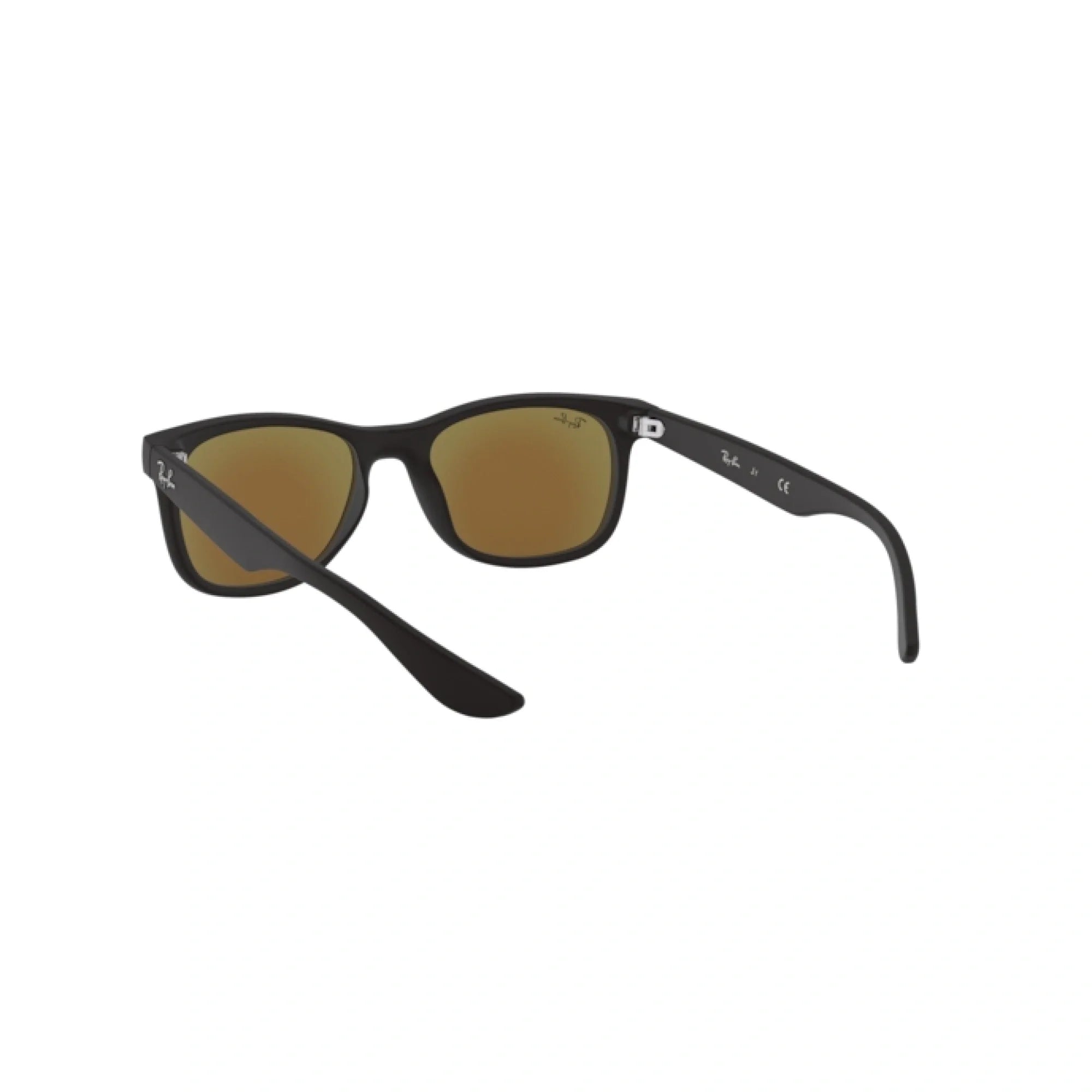 RAY-BAN JUNIOR RJ 9052S JUNIOR NEW WAYFARER 100S55 NERO OPACO | OCCHIALE DA SOLE BAMBINO UNISEX | CALIBRO 48