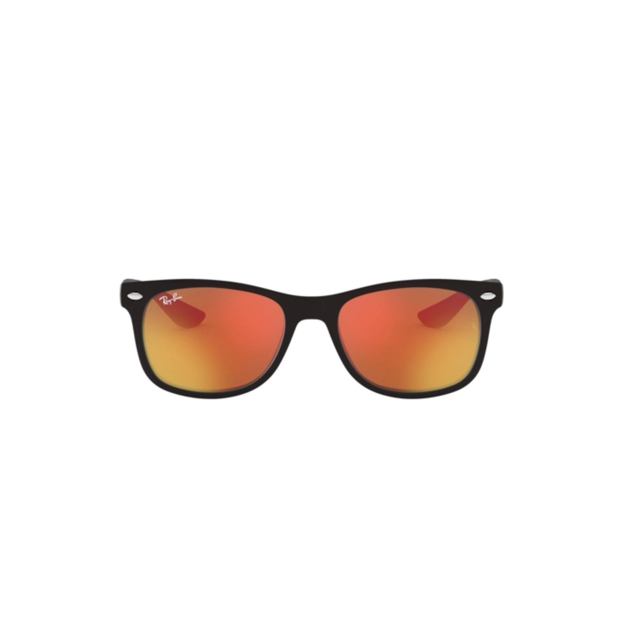 RAY-BAN JUNIOR RJ 9052S JUNIOR NEW WAYFARER 100S6Q NERO OPACO | OCCHIALE DA SOLE BAMBINO UNISEX | CALIBRO 47