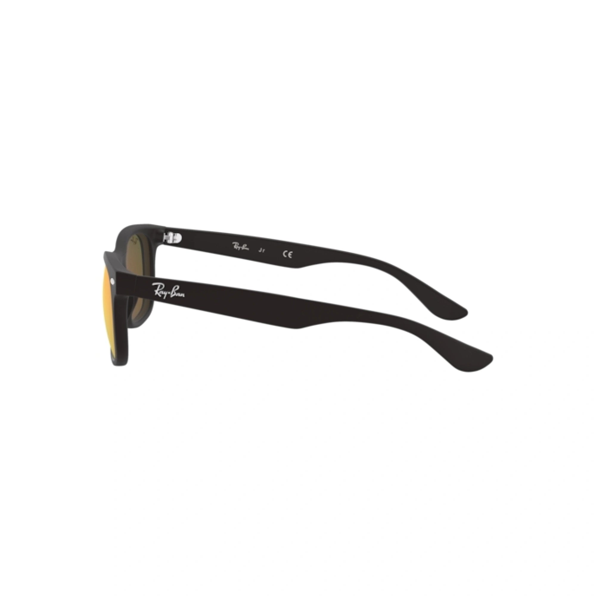 RAY-BAN JUNIOR RJ 9052S JUNIOR NEW WAYFARER 100S6Q NERO OPACO | OCCHIALE DA SOLE BAMBINO UNISEX | CALIBRO 47