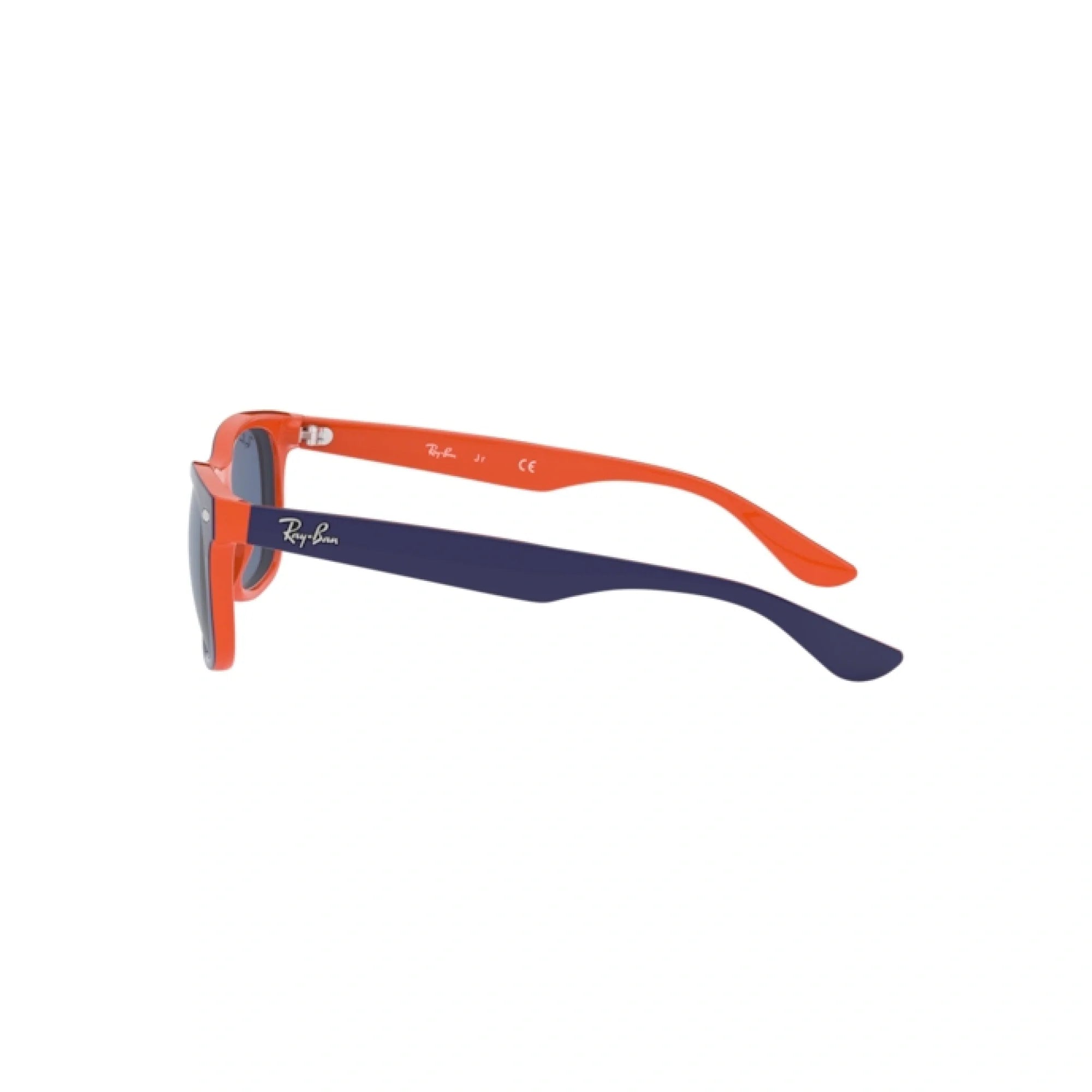 RAY-BAN JUNIOR RJ 9052S JUNIOR NEW WAYFARER 178/80 IN ALTO BLU SU ARANCIONE | OCCHIALE DA SOLE BAMBINO UNISEX | CALIBRO 48