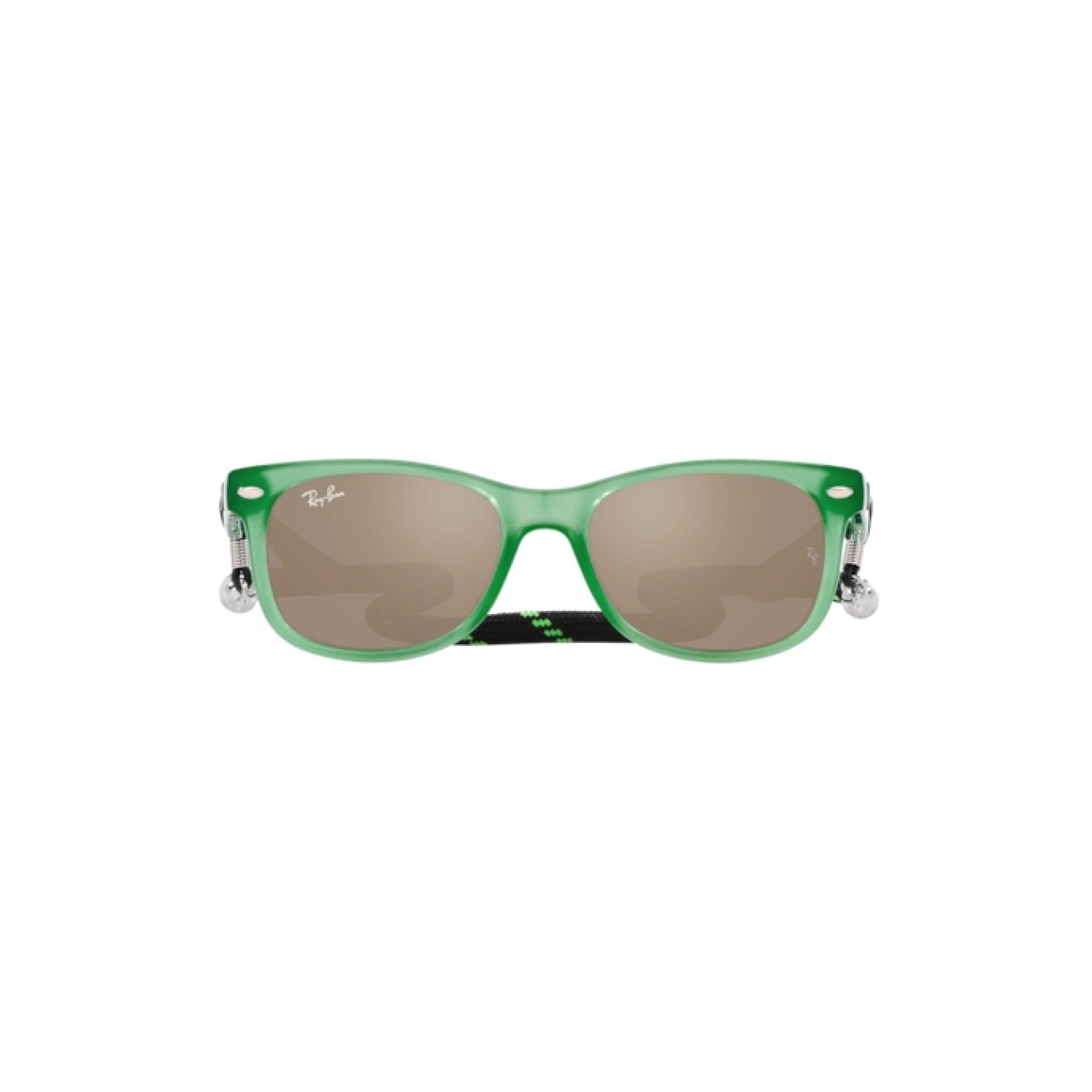 RAY-BAN JUNIOR RJ 9052S JUNIOR NEW WAYFARER 71465A VERDE OPALE | OCCHIALE DA SOLE BAMBINO UNISEX | CALIBRO 47