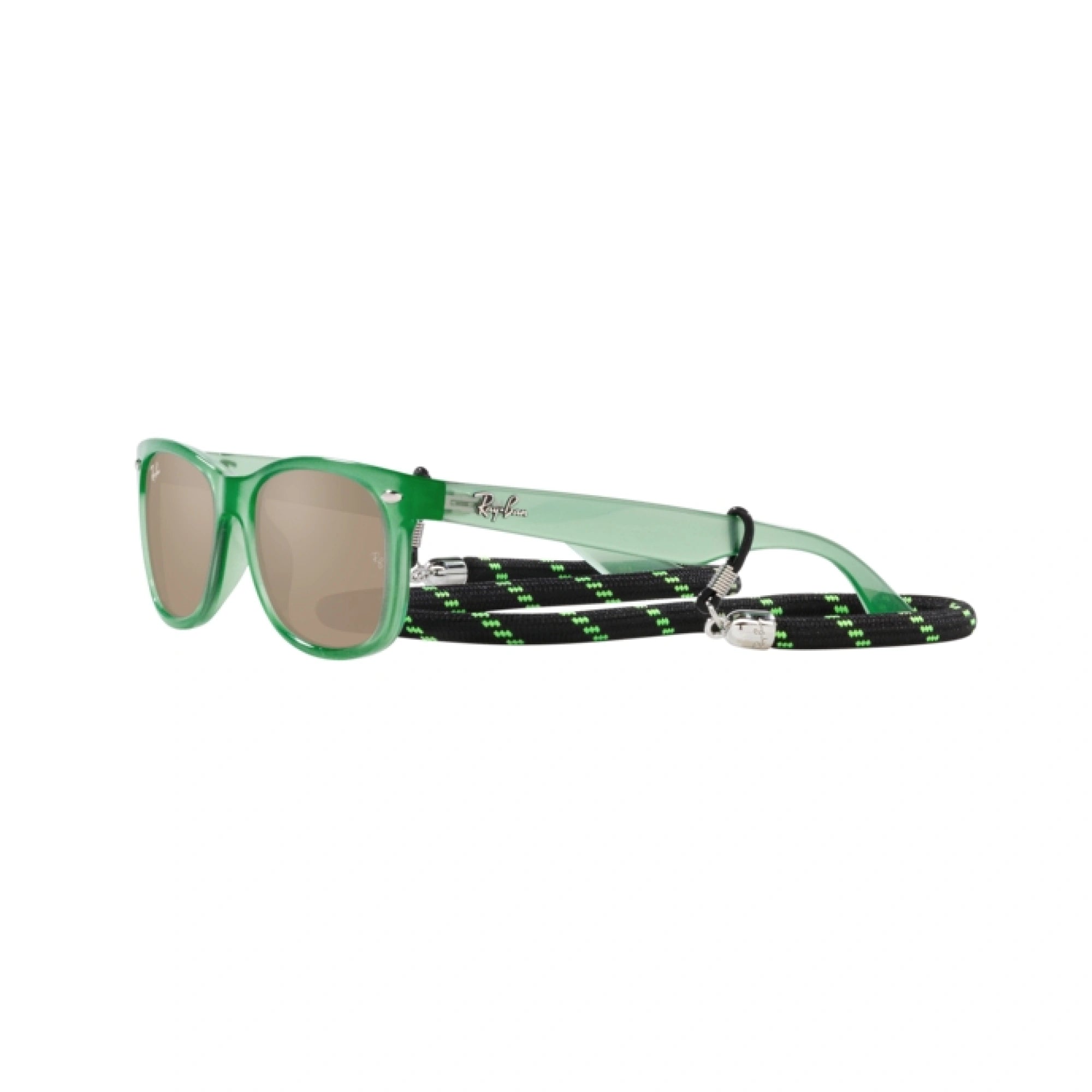 RAY-BAN JUNIOR RJ 9052S JUNIOR NEW WAYFARER 71465A VERDE OPALE | OCCHIALE DA SOLE BAMBINO UNISEX | CALIBRO 47