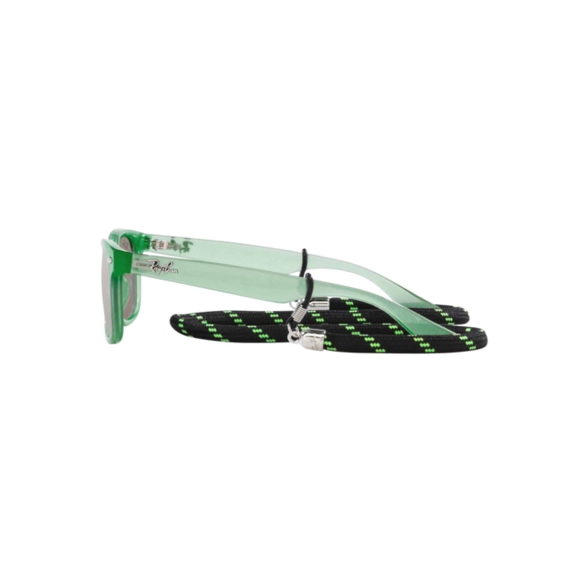 RAY-BAN JUNIOR RJ 9052S JUNIOR NEW WAYFARER 71465A VERDE OPALE | OCCHIALE DA SOLE BAMBINO UNISEX | CALIBRO 47