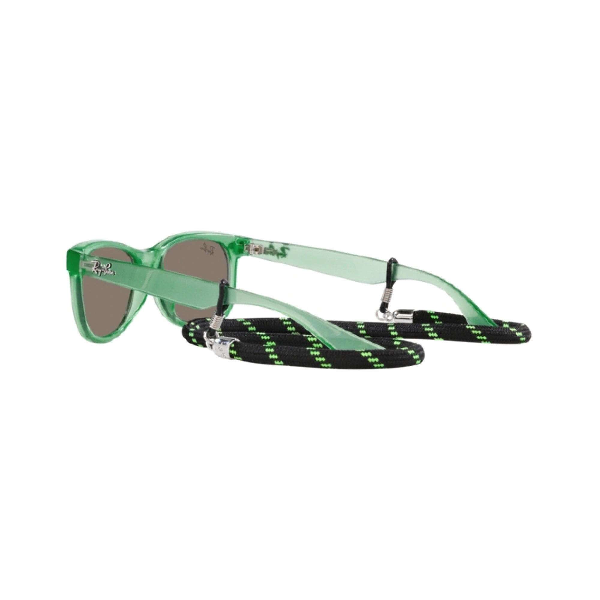 RAY-BAN JUNIOR RJ 9052S JUNIOR NEW WAYFARER 71465A VERDE OPALE | OCCHIALE DA SOLE BAMBINO UNISEX | CALIBRO 47