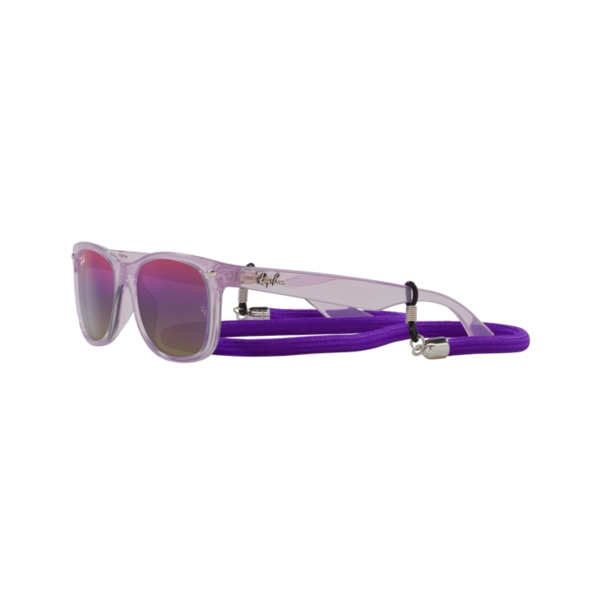 RAY-BAN JUNIOR RJ 9052S JUNIOR NEW WAYFARER 7147B1 VIOLA OPALE | OCCHIALE DA SOLE BAMBINO UNISEX | CALIBRO 47