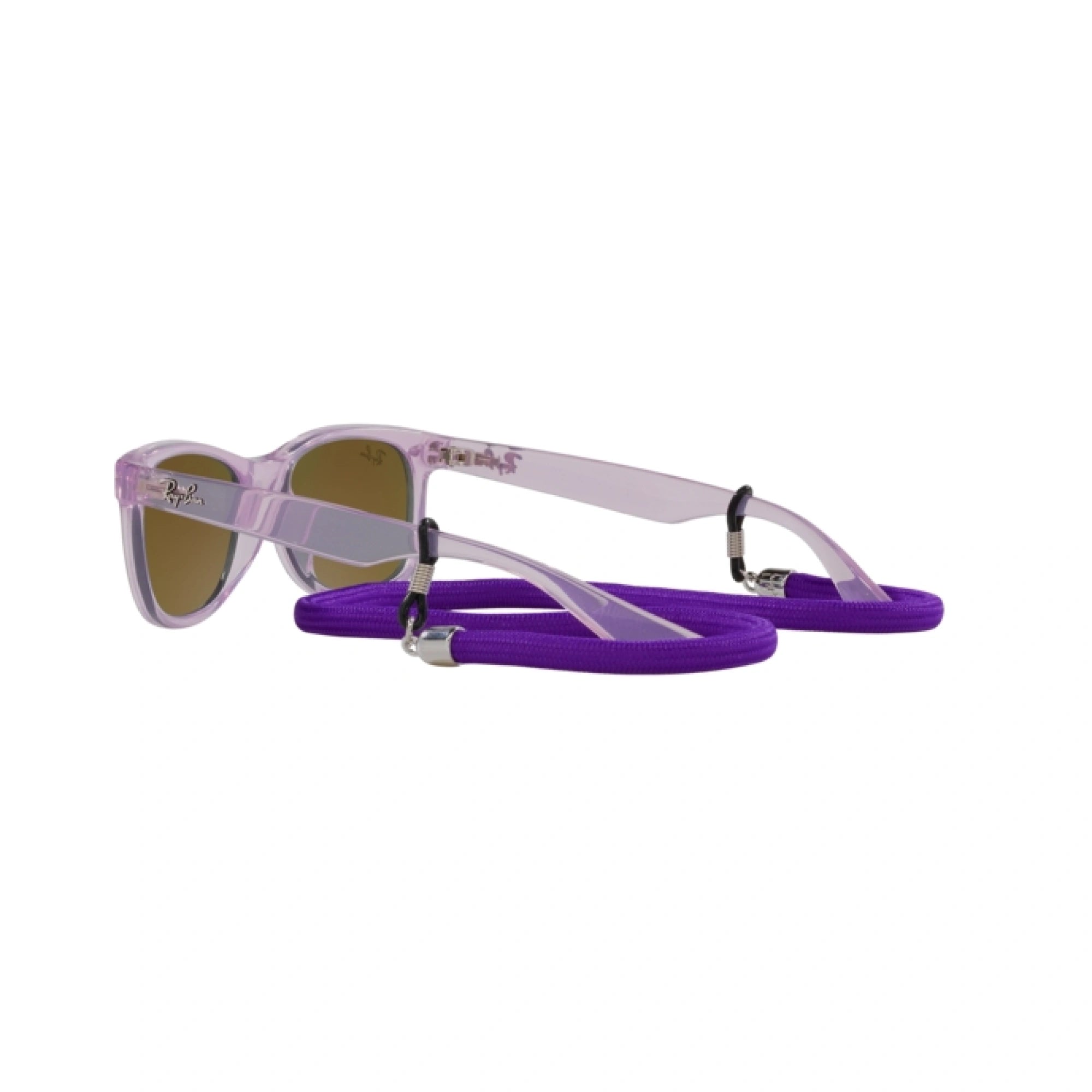 RAY-BAN JUNIOR RJ 9052S JUNIOR NEW WAYFARER 7147B1 VIOLA OPALE | OCCHIALE DA SOLE BAMBINO UNISEX | CALIBRO 47