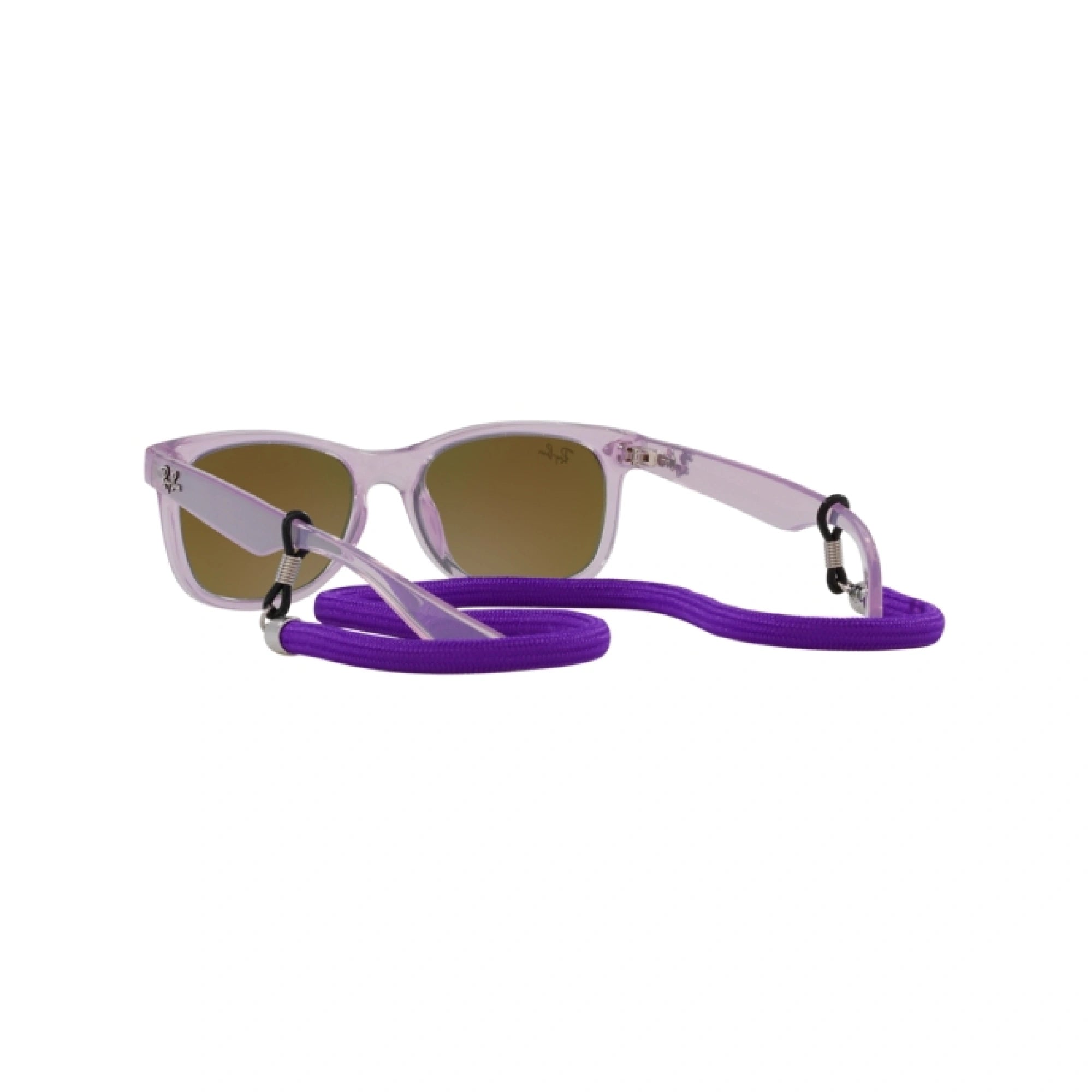 RAY-BAN JUNIOR RJ 9052S JUNIOR NEW WAYFARER 7147B1 VIOLA OPALE | OCCHIALE DA SOLE BAMBINO UNISEX | CALIBRO 47