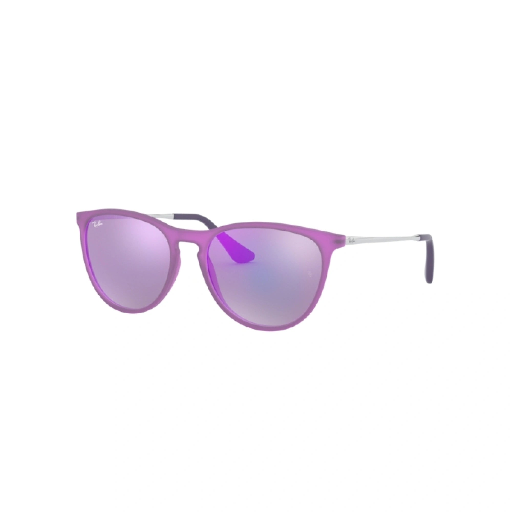 RAY-BAN JUNIOR RJ 9060S - 70084V GOMMA TRASPIRANTE VIOLA FLUO | OCCHIALE DA SOLE BAMBINA | CALIBRO 50