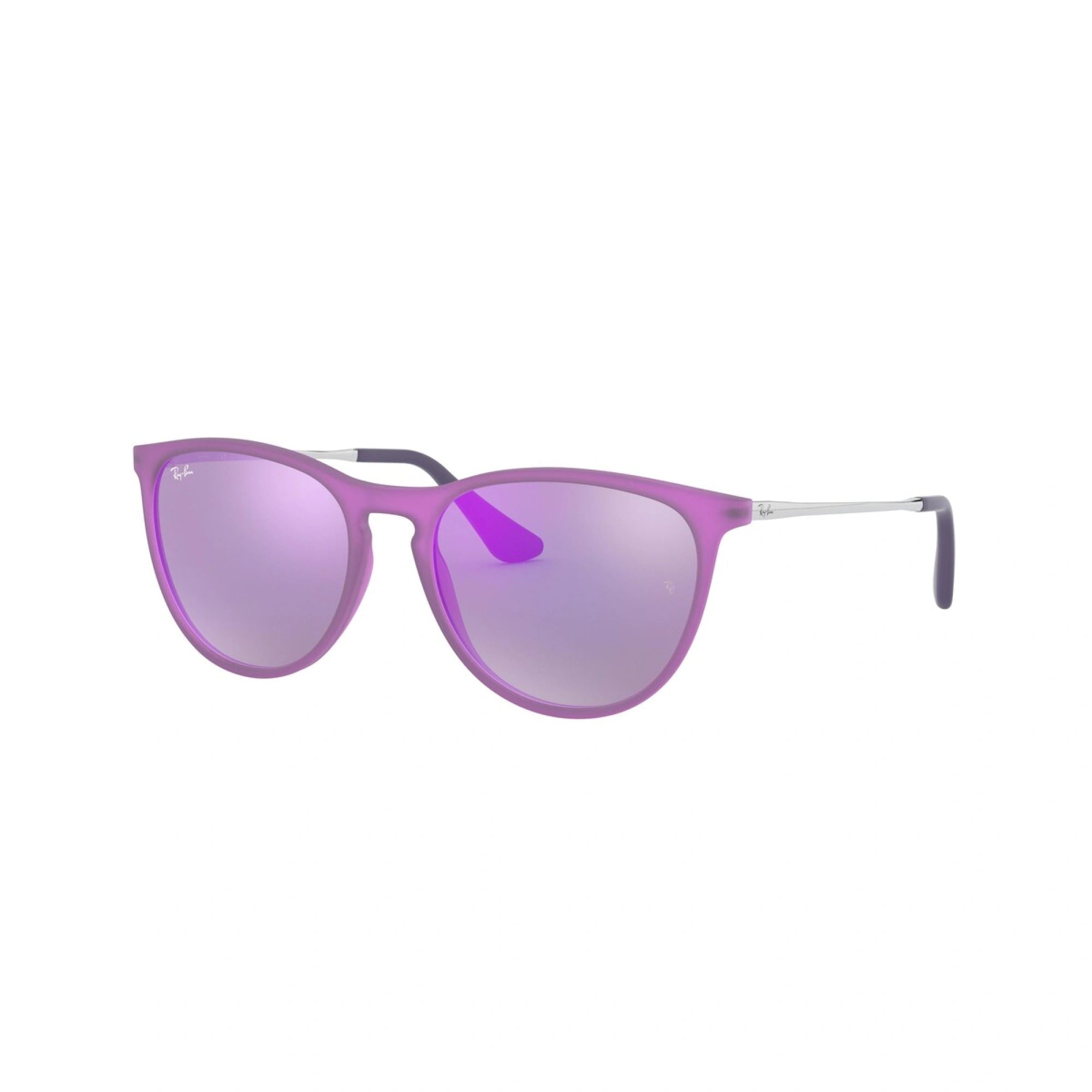 RAY-BAN JUNIOR RJ 9060S - 70084V GOMMA TRASPIRANTE VIOLA FLUO | OCCHIALE DA SOLE BAMBINA | CALIBRO 50