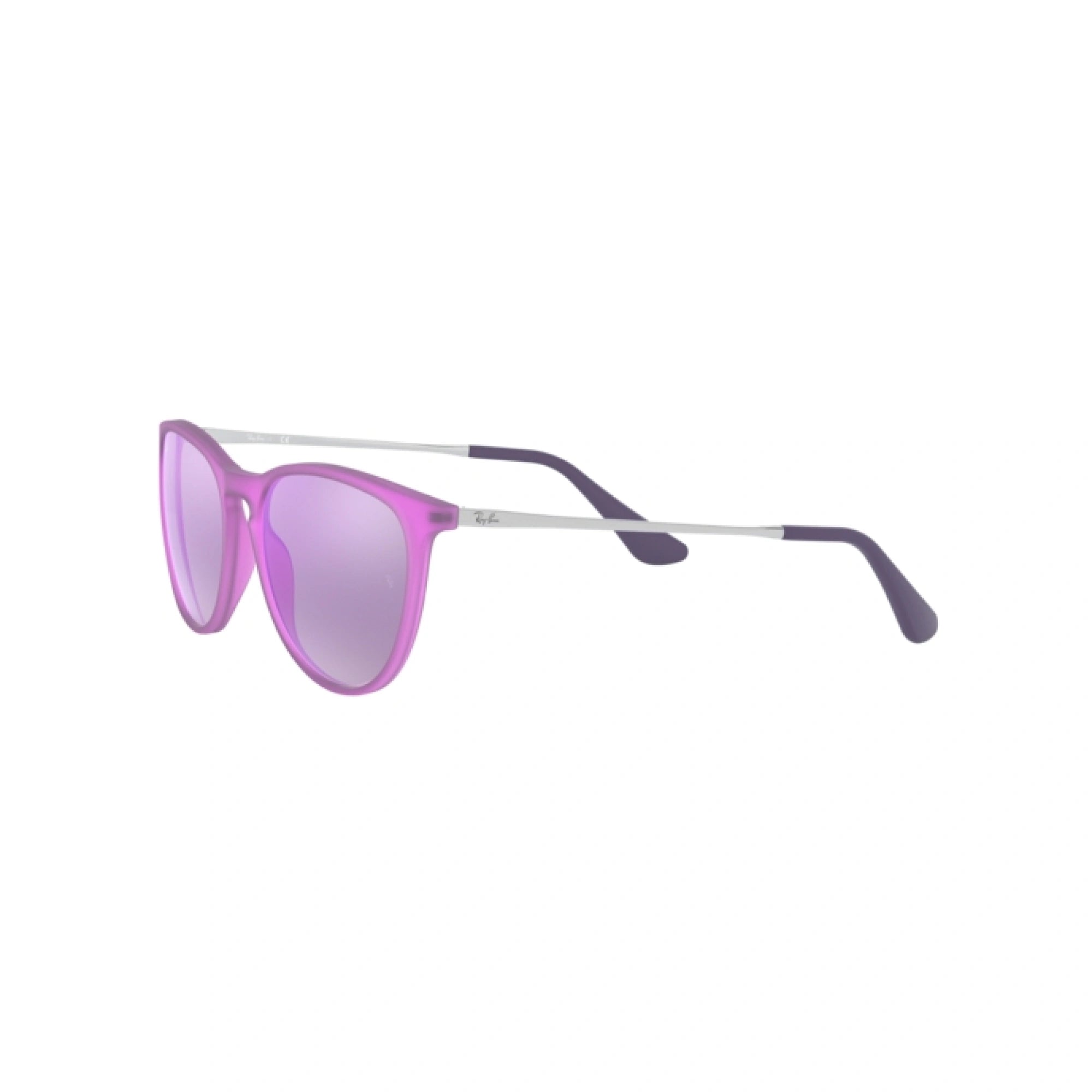 RAY-BAN JUNIOR RJ 9060S - 70084V GOMMA TRASPIRANTE VIOLA FLUO | OCCHIALE DA SOLE BAMBINA | CALIBRO 50