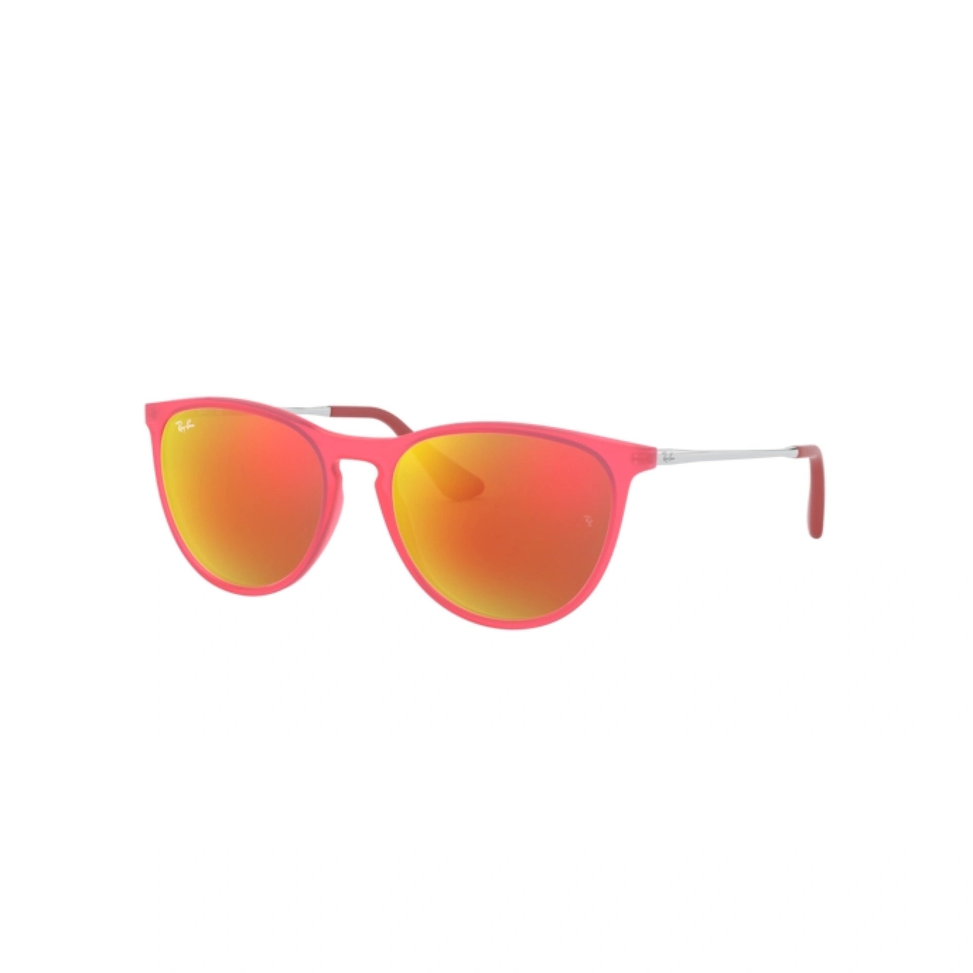 RAY-BAN JUNIOR RJ 9060S - 70096Q GOMMA FUXIA FLUO TRASP | OCCHIALE DA SOLE BAMBINA | CALIBRO 50
