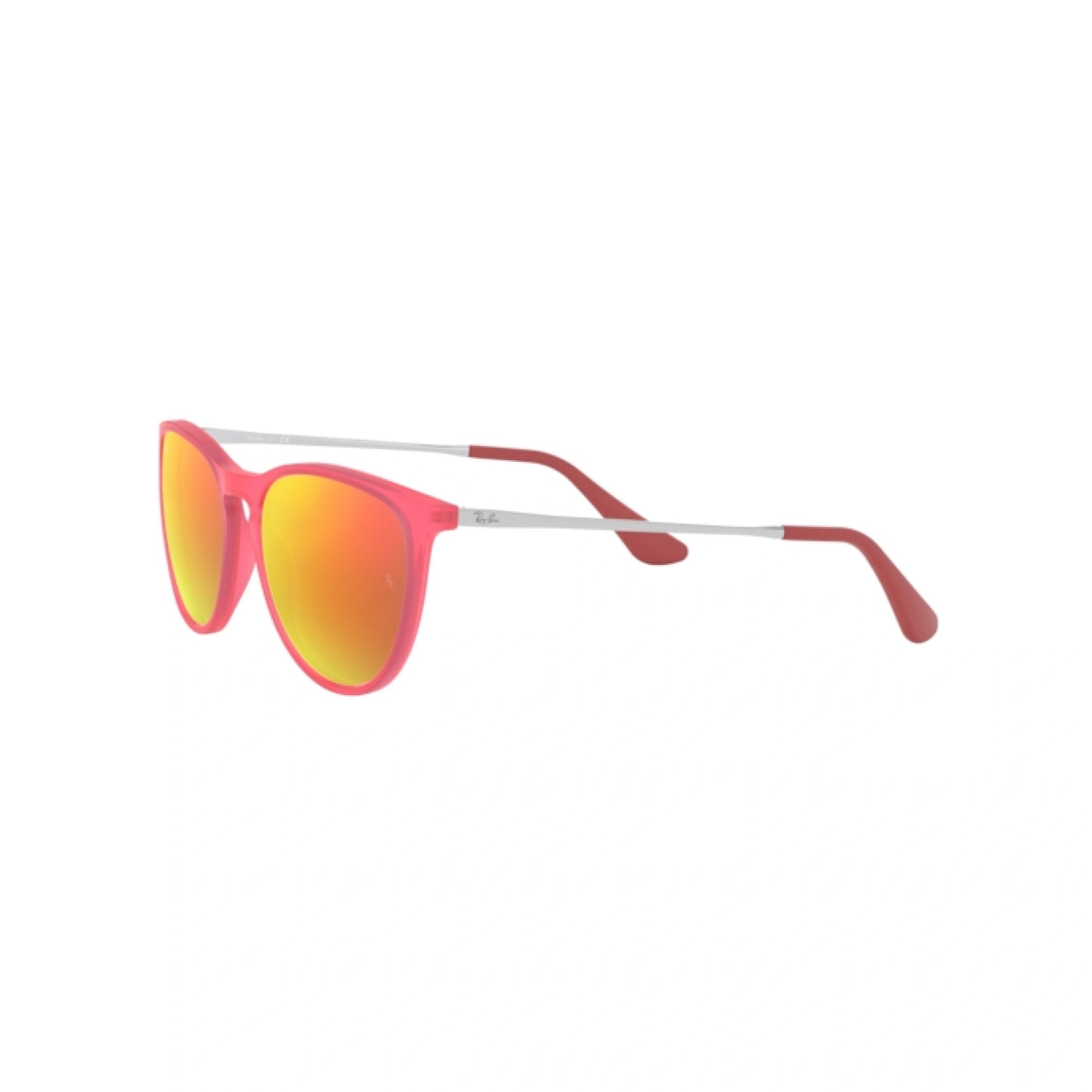 RAY-BAN JUNIOR RJ 9060S - 70096Q GOMMA FUXIA FLUO TRASP | OCCHIALE DA SOLE BAMBINA | CALIBRO 50