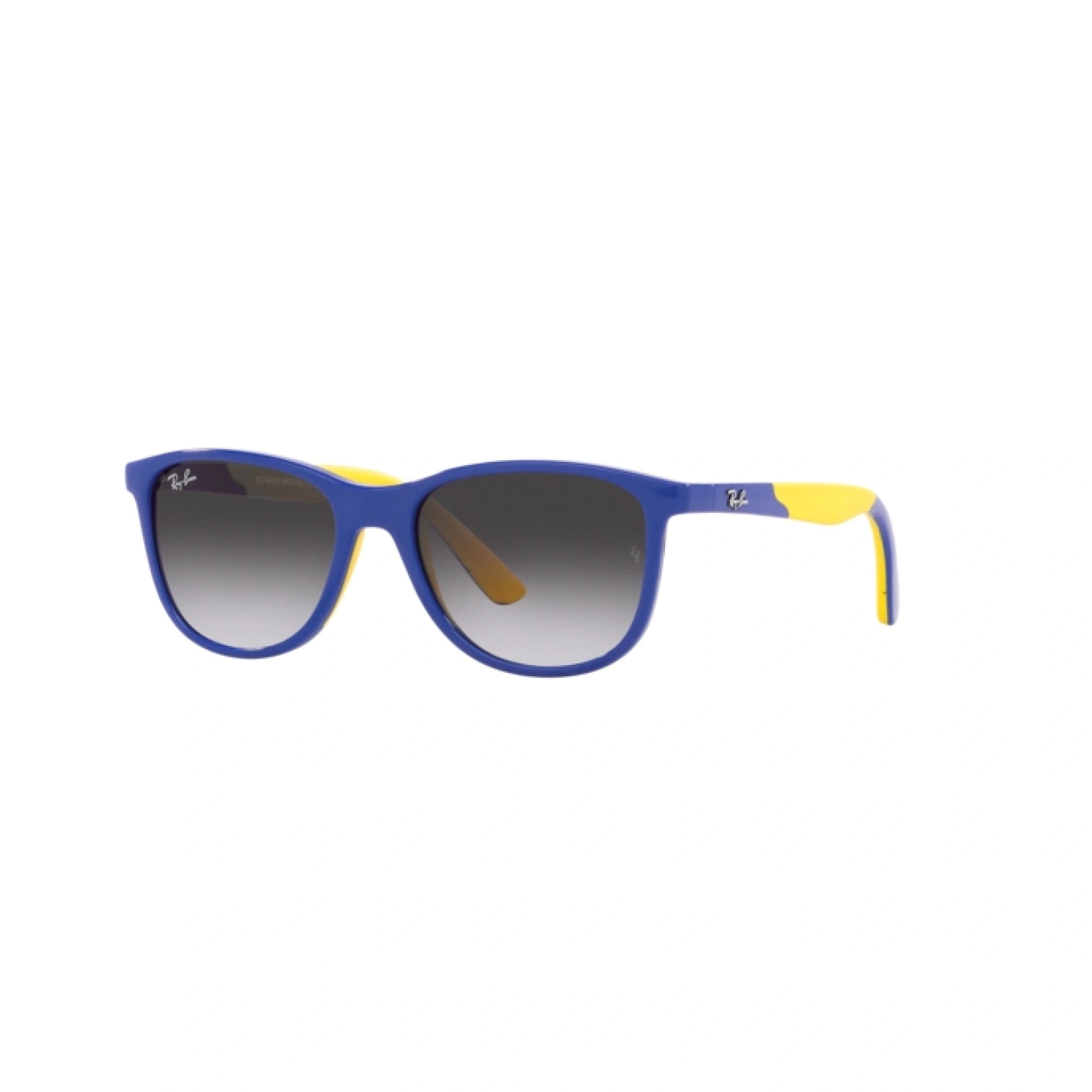 RAY-BAN JUNIOR RJ 9077S - 71328G BLU SU GIALLO | OCCHIALE DA SOLE BAMBINO UNISEX | CALIBRO 49