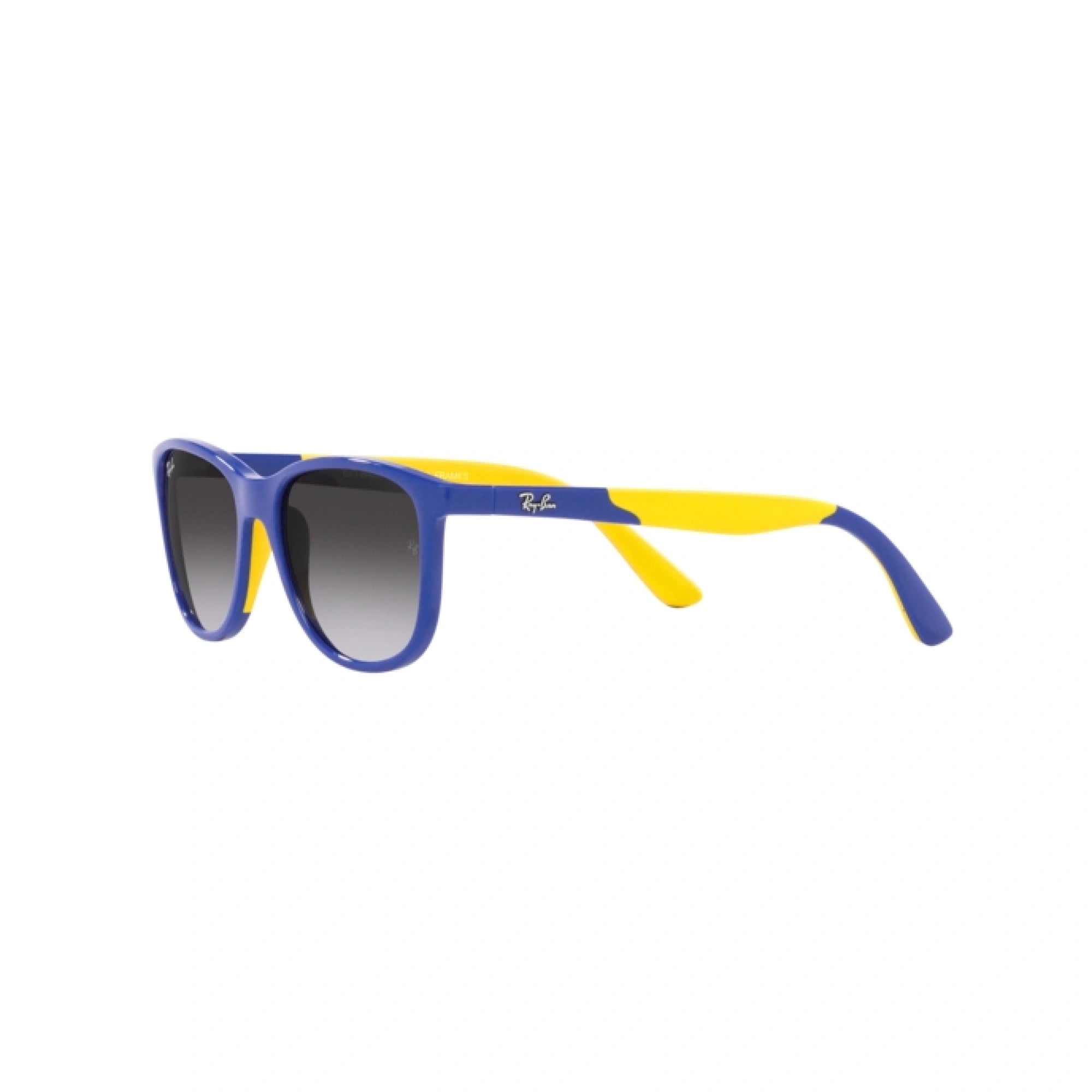 RAY-BAN JUNIOR RJ 9077S - 71328G BLU SU GIALLO | OCCHIALE DA SOLE BAMBINO UNISEX | CALIBRO 49