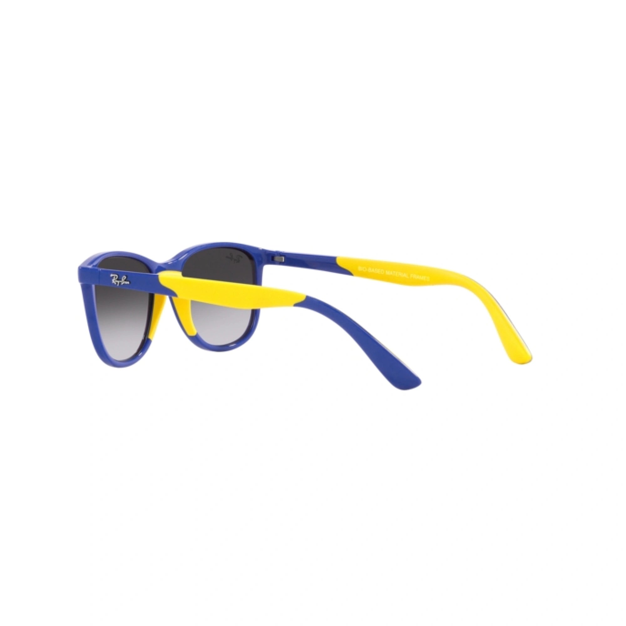 RAY-BAN JUNIOR RJ 9077S - 71328G BLU SU GIALLO | OCCHIALE DA SOLE BAMBINO UNISEX | CALIBRO 49
