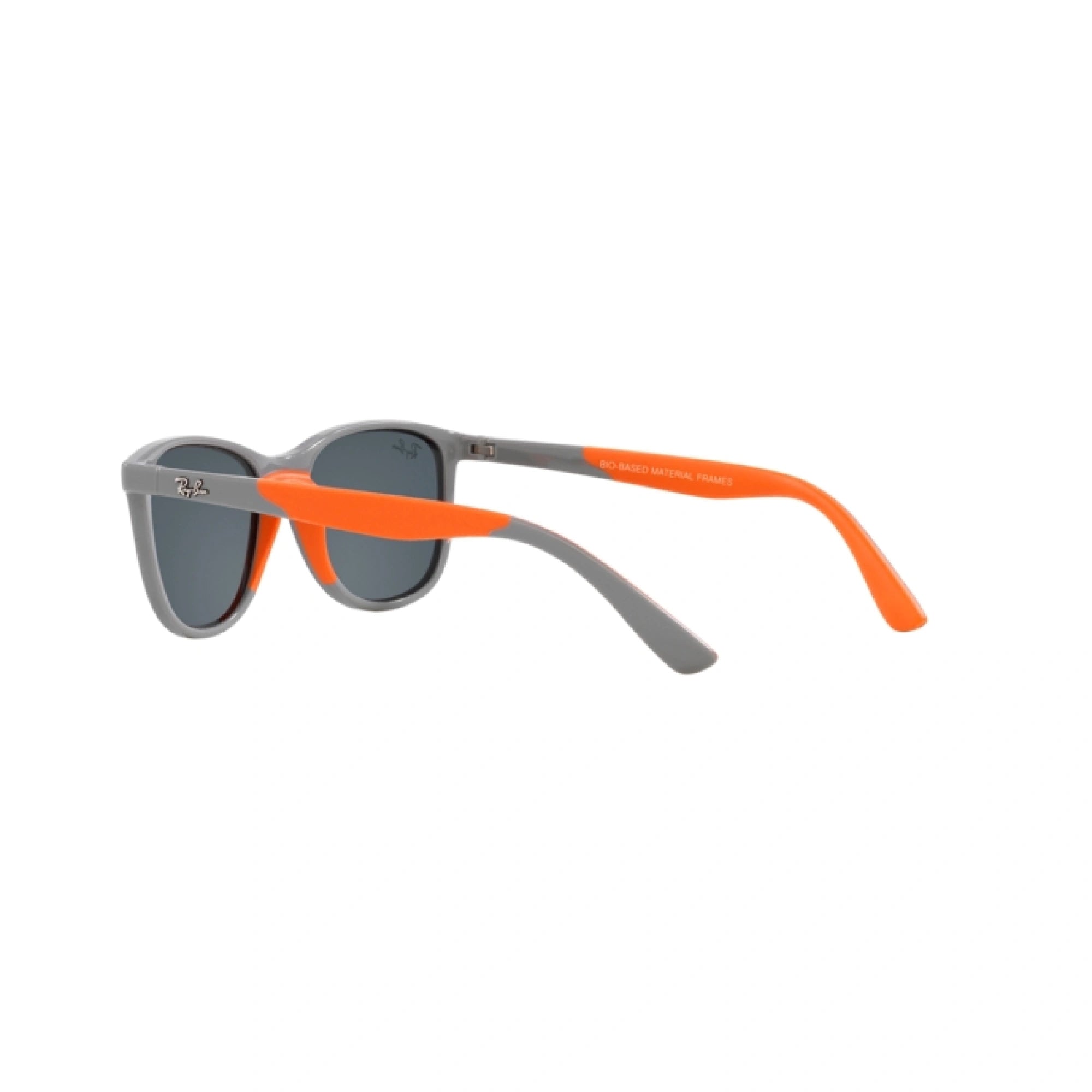 RAY-BAN JUNIOR RJ 9077S - 713355 GRIGIO SU ARANCIONE | OCCHIALE DA SOLE BAMBINO UNISEX | CALIBRO 49