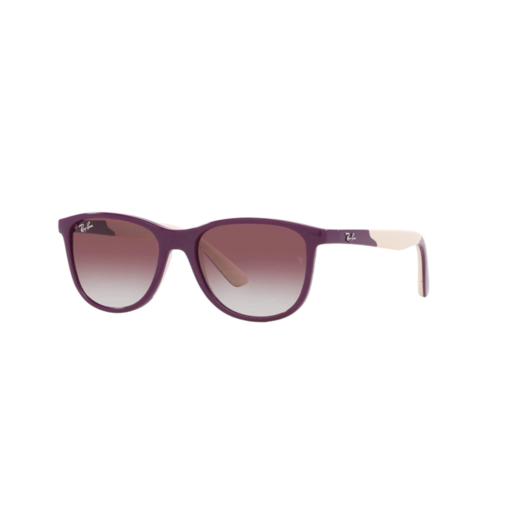 RAY-BAN JUNIOR RJ 9077S - 71348G VIOLA SU BEIGE | OCCHIALE DA SOLE BAMBINO UNISEX | CALIBRO 49