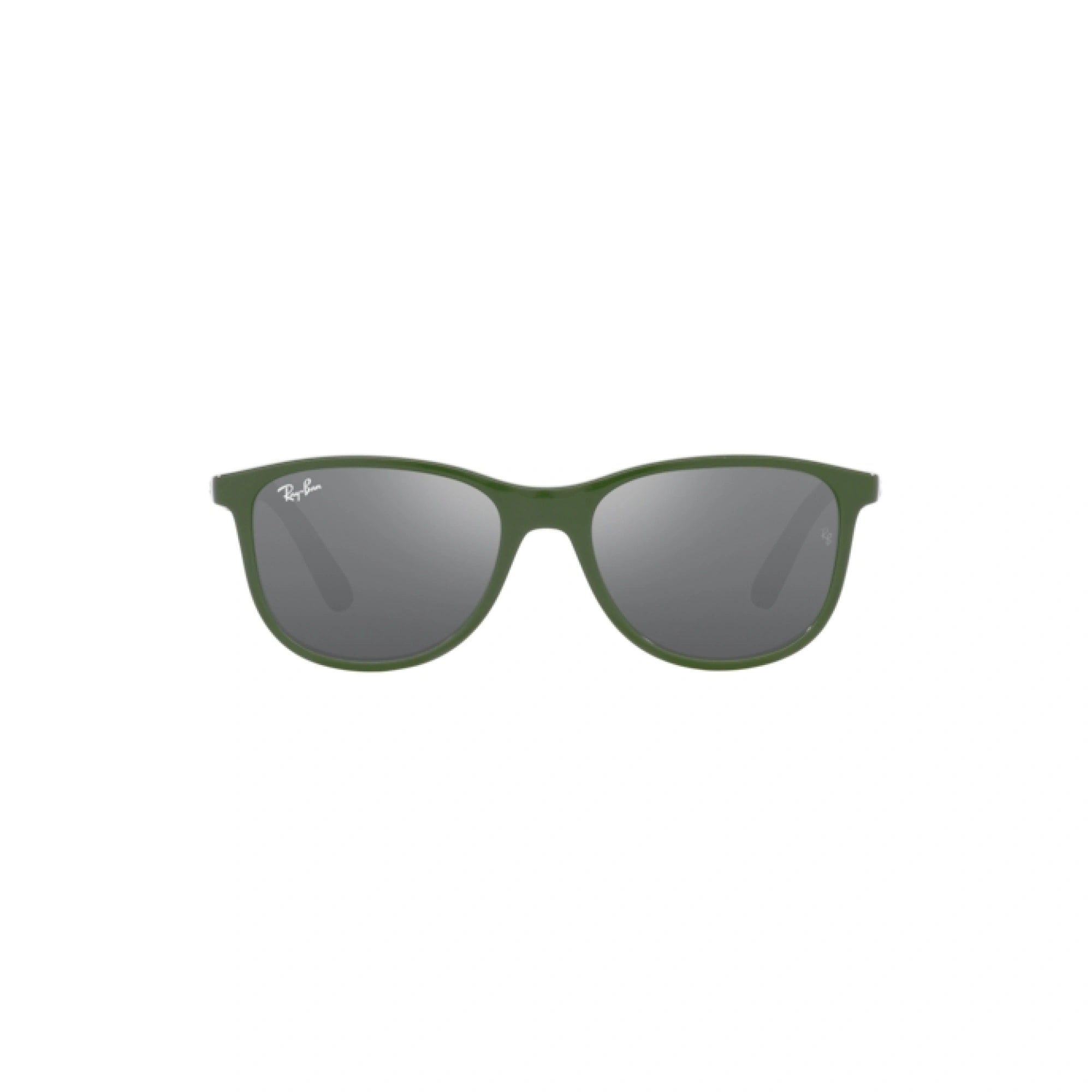 RAY-BAN JUNIOR RJ 9077S - 71356G VERDE SU GRIGIO | OCCHIALE DA SOLE BAMBINO UNISEX | CALIBRO 49