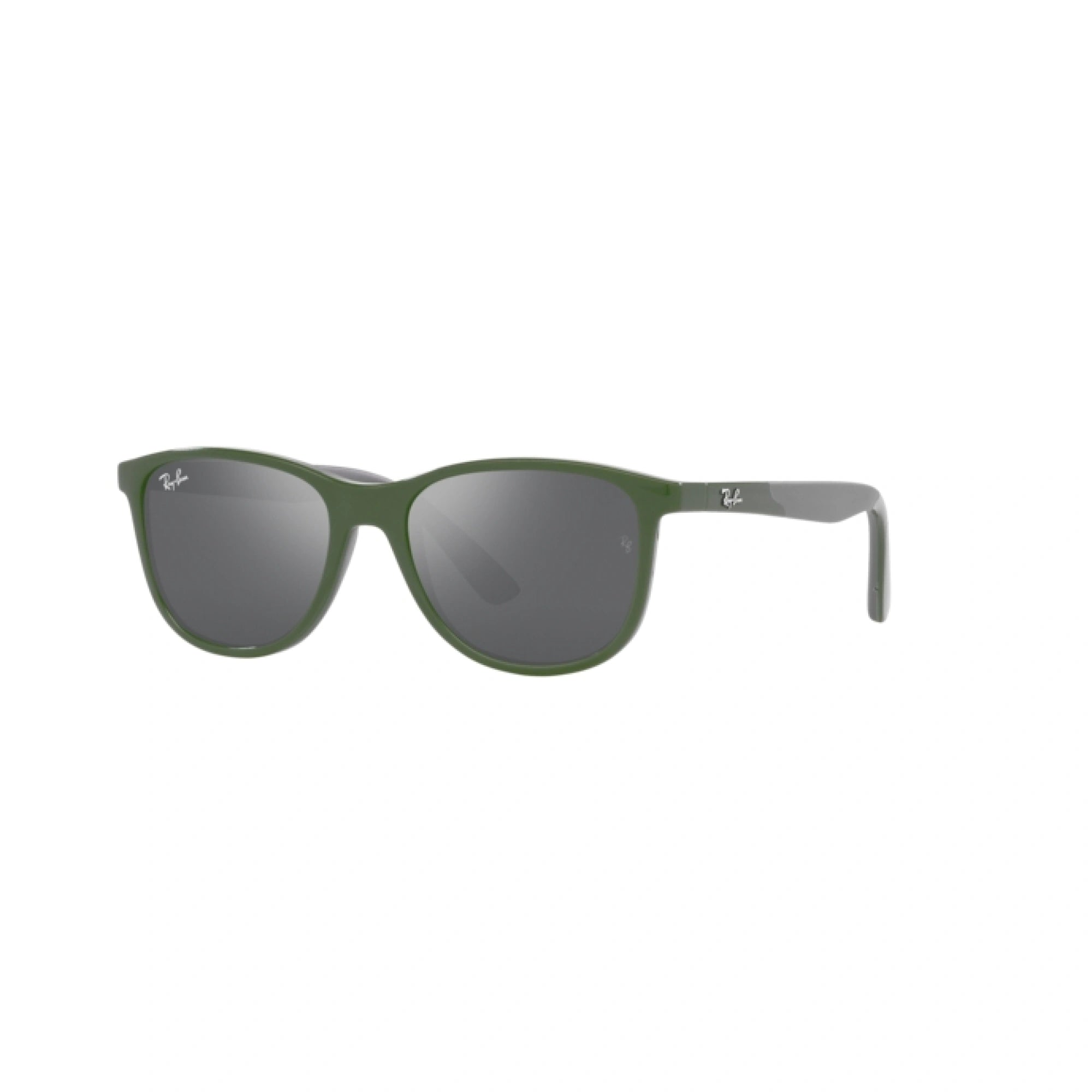 RAY-BAN JUNIOR RJ 9077S - 71356G VERDE SU GRIGIO | OCCHIALE DA SOLE BAMBINO UNISEX | CALIBRO 49