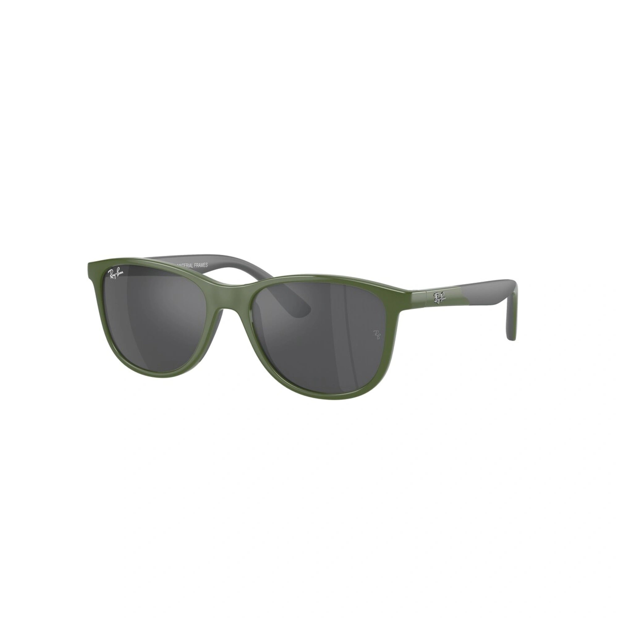 RAY-BAN JUNIOR RJ 9077S - 71356G VERDE SU GRIGIO | OCCHIALE DA SOLE BAMBINO UNISEX | CALIBRO 49