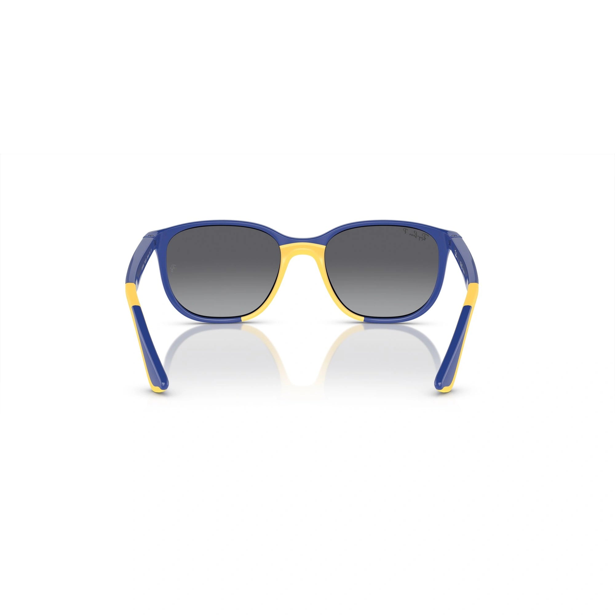 RAY-BAN JUNIOR RJ 9078S - 7132T3 AZZURRO SU GIALLO | OCCHIALE DA SOLE BAMBINO UNISEX | CALIBRO 48