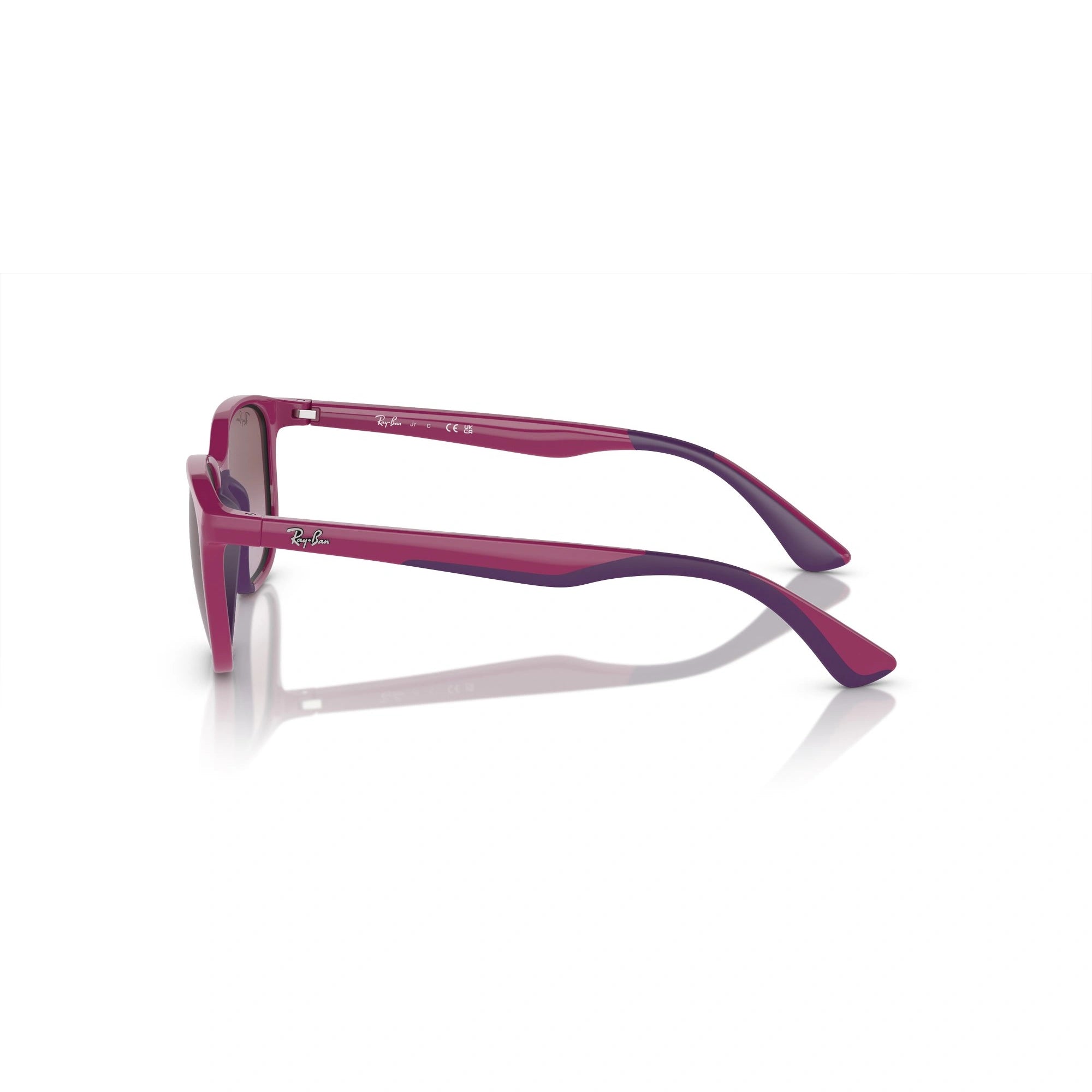 RAY-BAN JUNIOR RJ 9078S - 71498H FUCSIA SU VIOLA | OCCHIALE DA SOLE BAMBINO UNISEX | CALIBRO 48