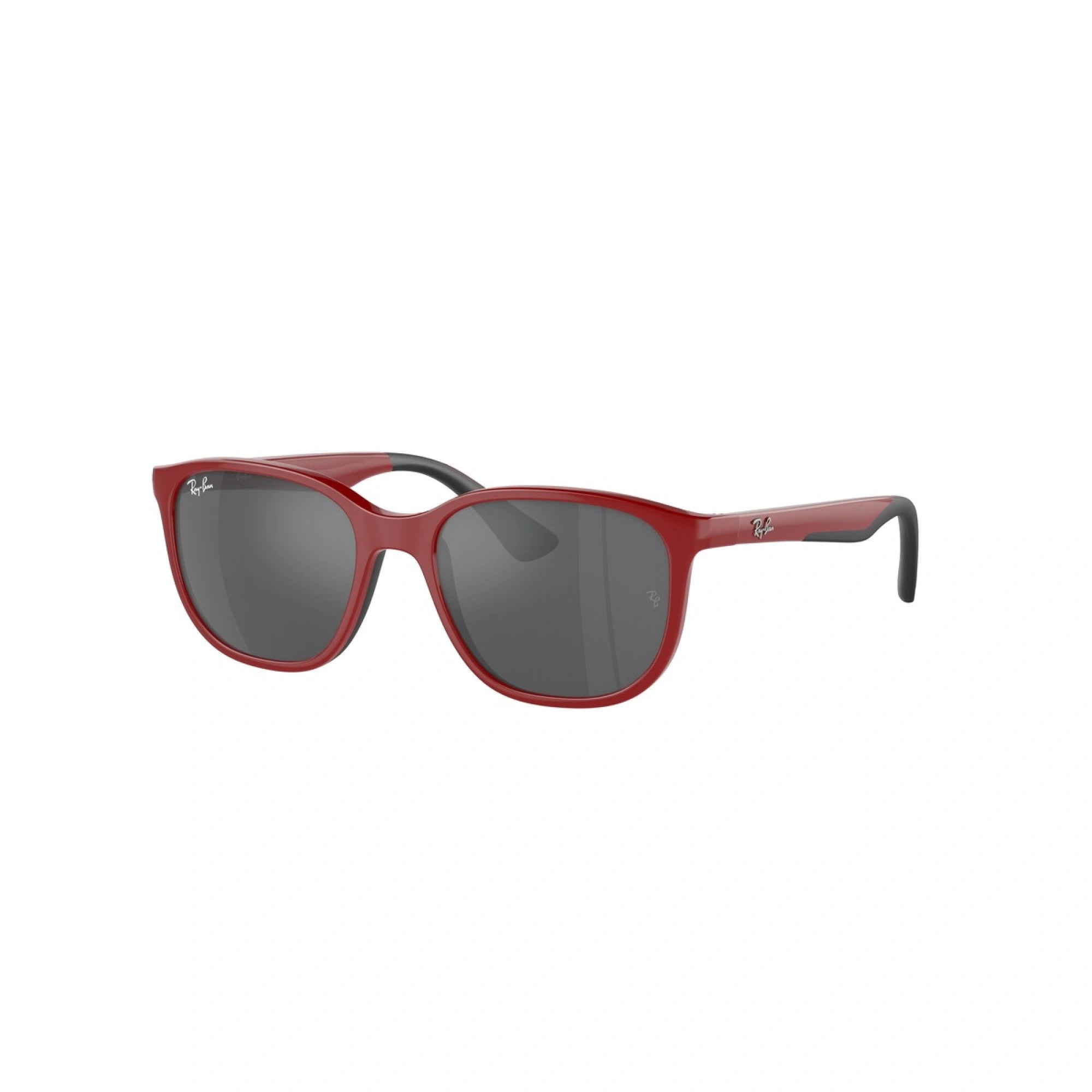 RAY-BAN JUNIOR RJ 9078S - 71506G ROSSO SU NERO | OCCHIALE DA SOLE BAMBINO UNISEX | CALIBRO 48