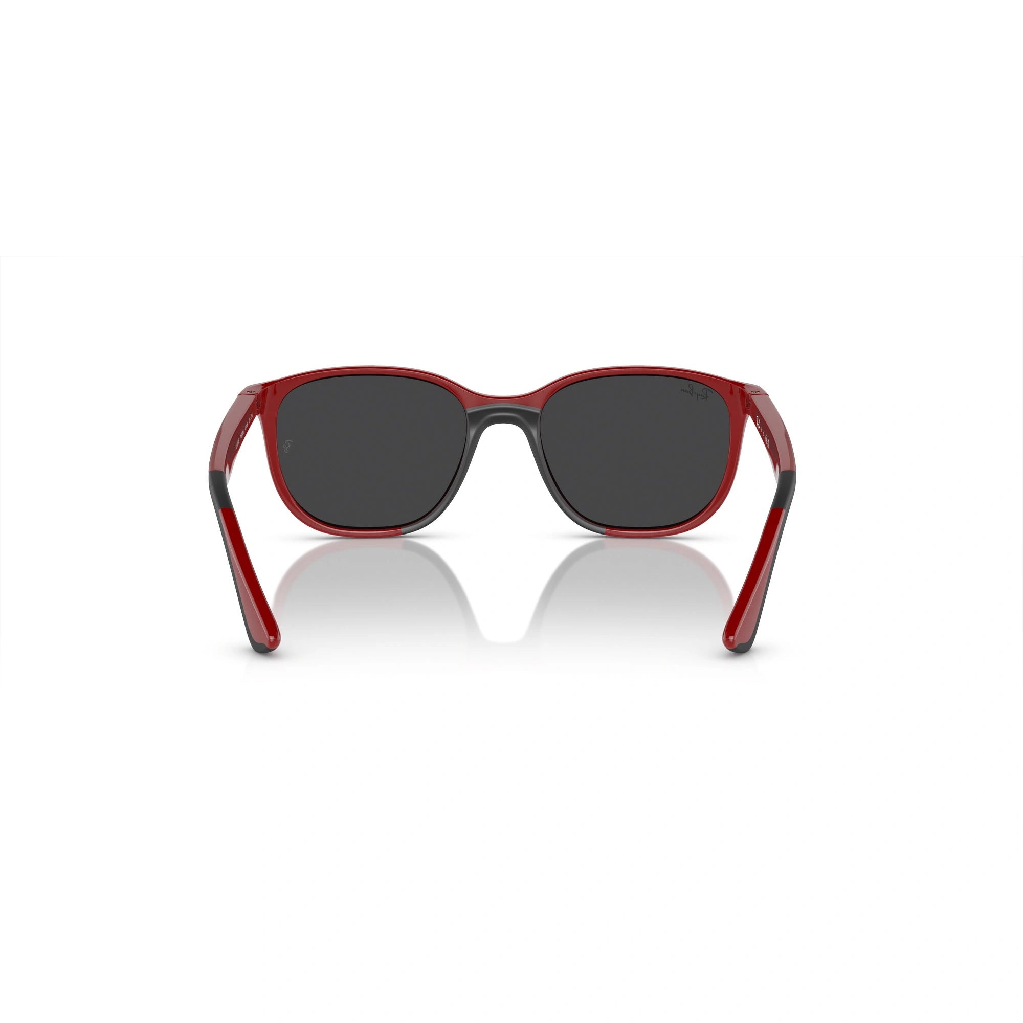 RAY-BAN JUNIOR RJ 9078S - 71506G ROSSO SU NERO | OCCHIALE DA SOLE BAMBINO UNISEX | CALIBRO 48