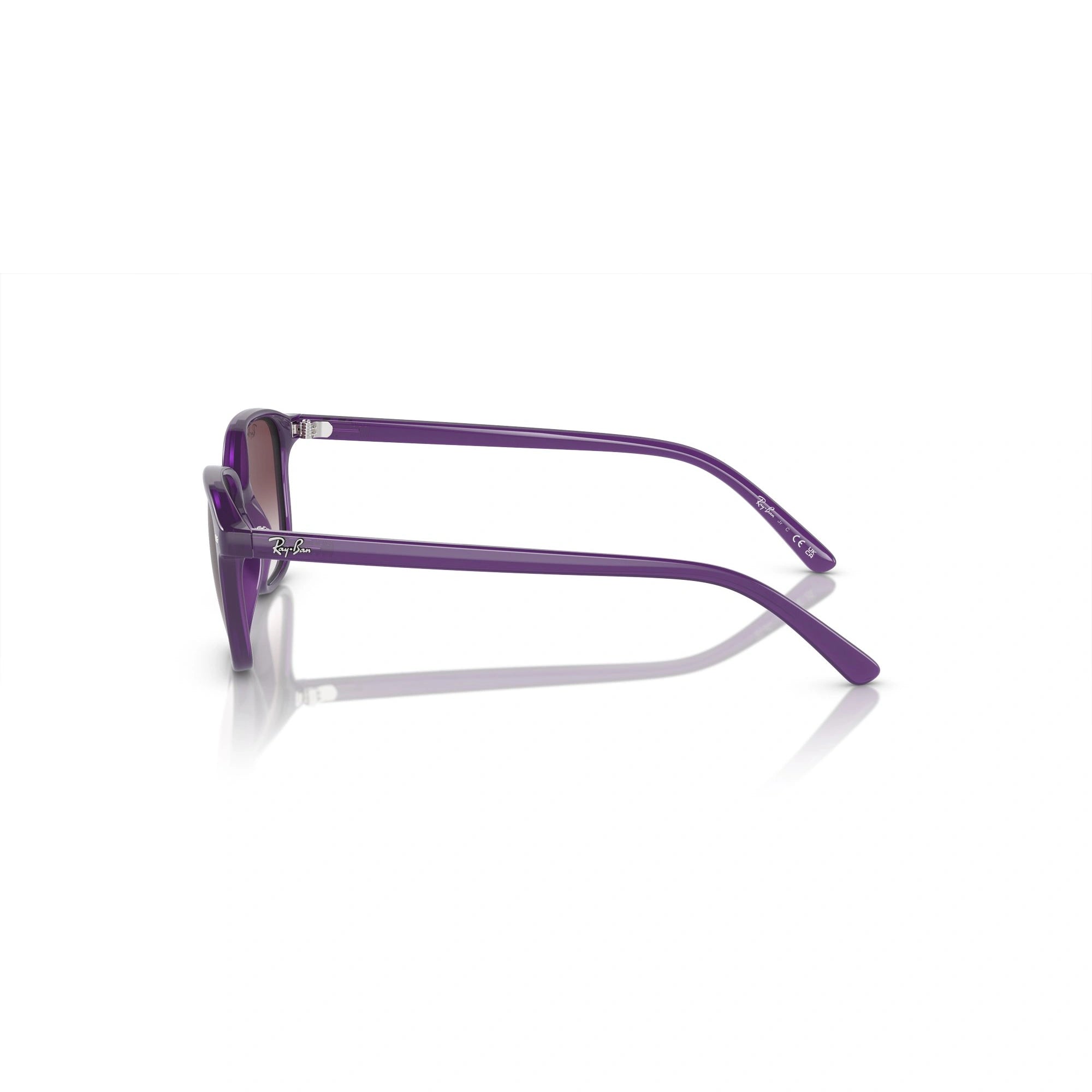 RAY-BAN JUNIOR RJ 9093S JUNIOR LEONARD 713136 VIOLA OPALE | OCCHIALE DA SOLE BAMBINO UNISEX | CALIBRO 45