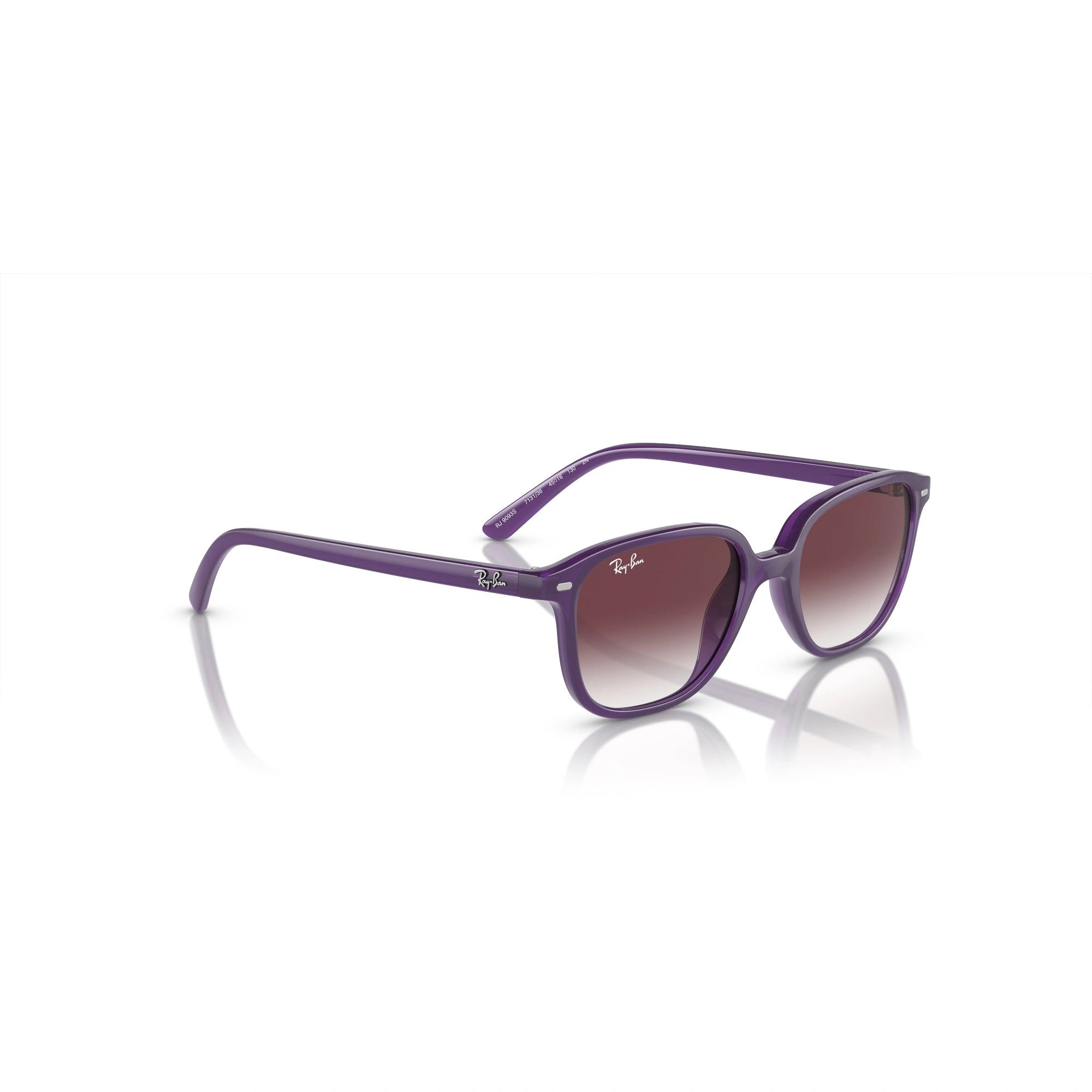 RAY-BAN JUNIOR RJ 9093S JUNIOR LEONARD 713136 VIOLA OPALE | OCCHIALE DA SOLE BAMBINO UNISEX | CALIBRO 45