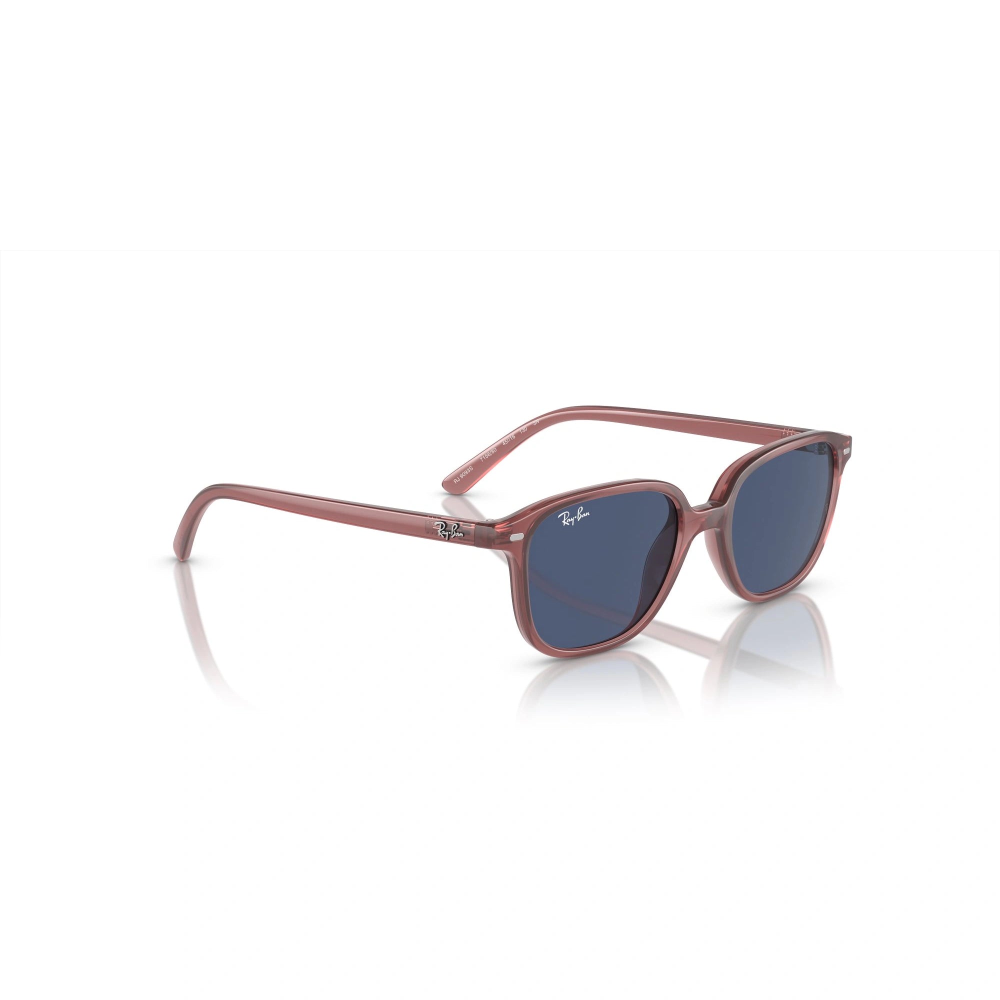 RAY-BAN JUNIOR RJ 9093S JUNIOR LEONARD 715680 ROSA OPALE | OCCHIALE DA SOLE BAMBINO UNISEX | CALIBRO 45