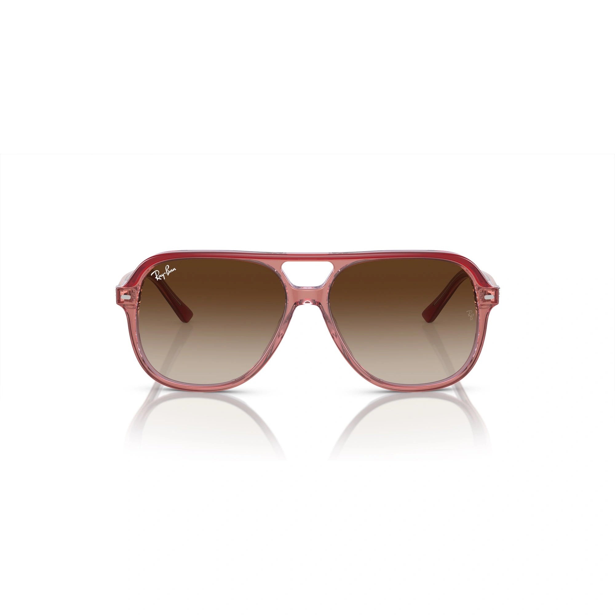 RAY-BAN JUNIOR RJ 9096S JUNIOR BILL 715413 TOP ROSSO, ARANCIONE E VIOLA CHIARO | OCCHIALE DA SOLE BAMBINO UNISEX | CALIBRO 49