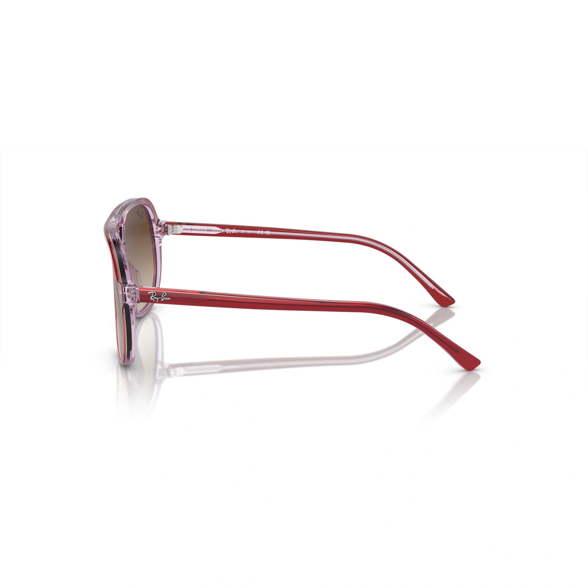 RAY-BAN JUNIOR RJ 9096S JUNIOR BILL 715413 TOP ROSSO, ARANCIONE E VIOLA CHIARO | OCCHIALE DA SOLE BAMBINO UNISEX | CALIBRO 49