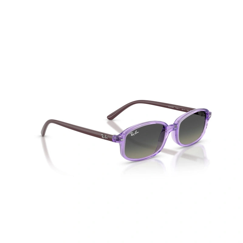 OCCHIALE DA SOLE BAMBINO UNISEX RAY-BAN JUNIOR RJ 9132S - 719911 VIOLA TRASPARENTE - TAGLIA 49