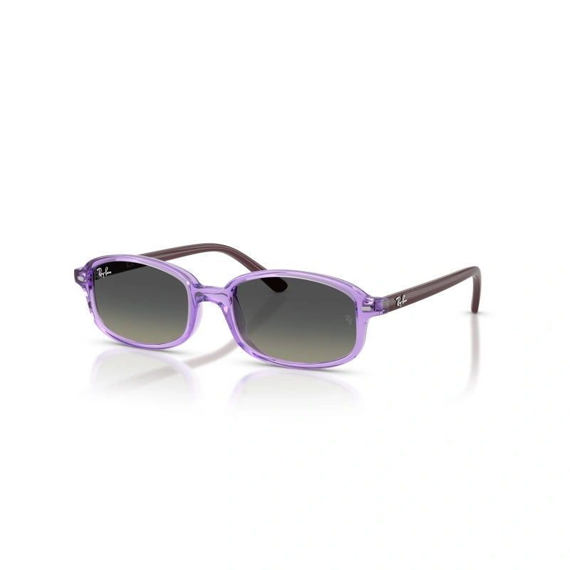 OCCHIALE DA SOLE BAMBINO UNISEX RAY-BAN JUNIOR RJ 9132S - 719911 VIOLA TRASPARENTE - TAGLIA 49