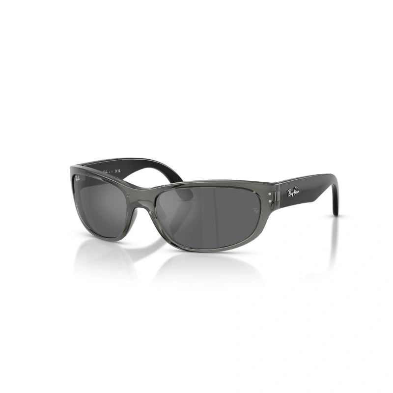 OCCHIALE DA SOLE BAMBINO UNISEX RAY-BAN JUNIOR RJ 9189S - 71956G GRIGIO TRASPARENTE - TAGLIA 55