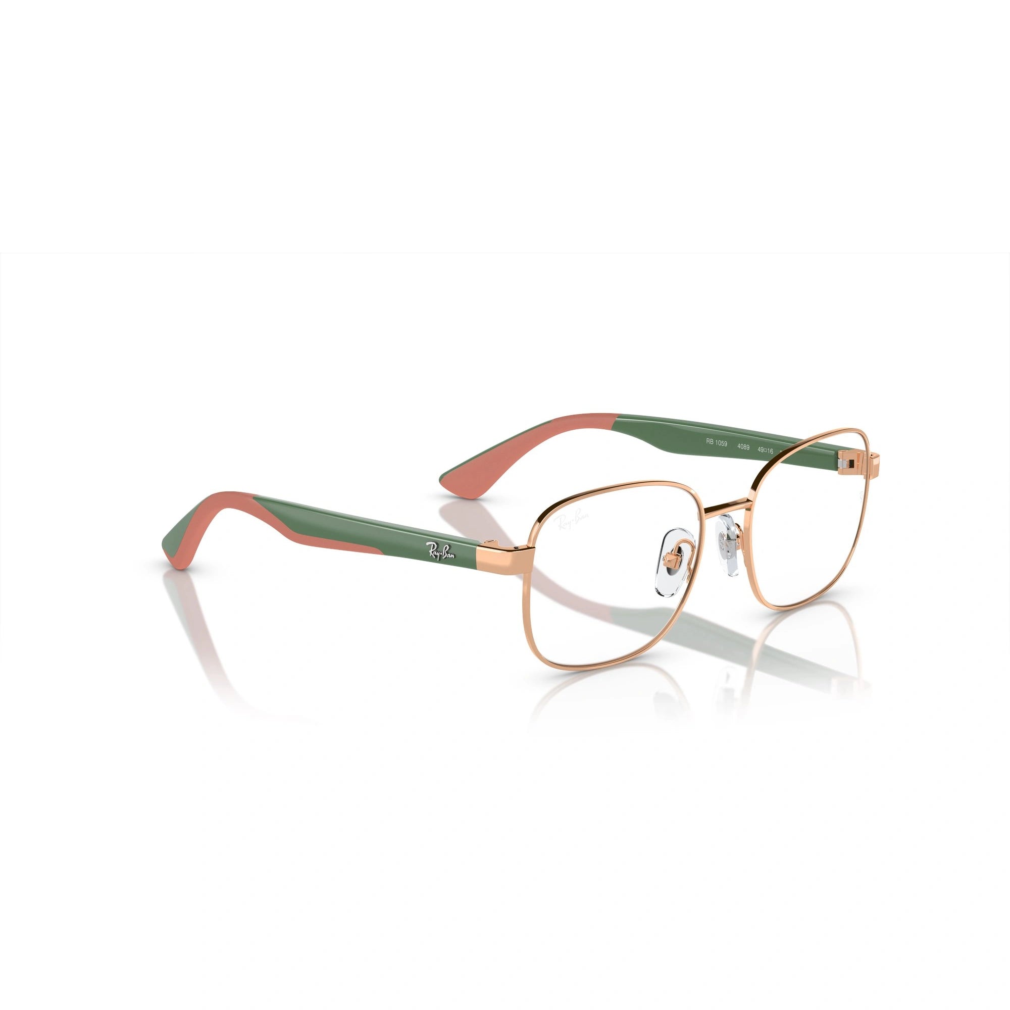 RAY-BAN JUNIOR RY 1059 - 4089 ORO ROSA | OCCHIALE DA VISTA BAMBINO UNISEX | CALIBRO 47