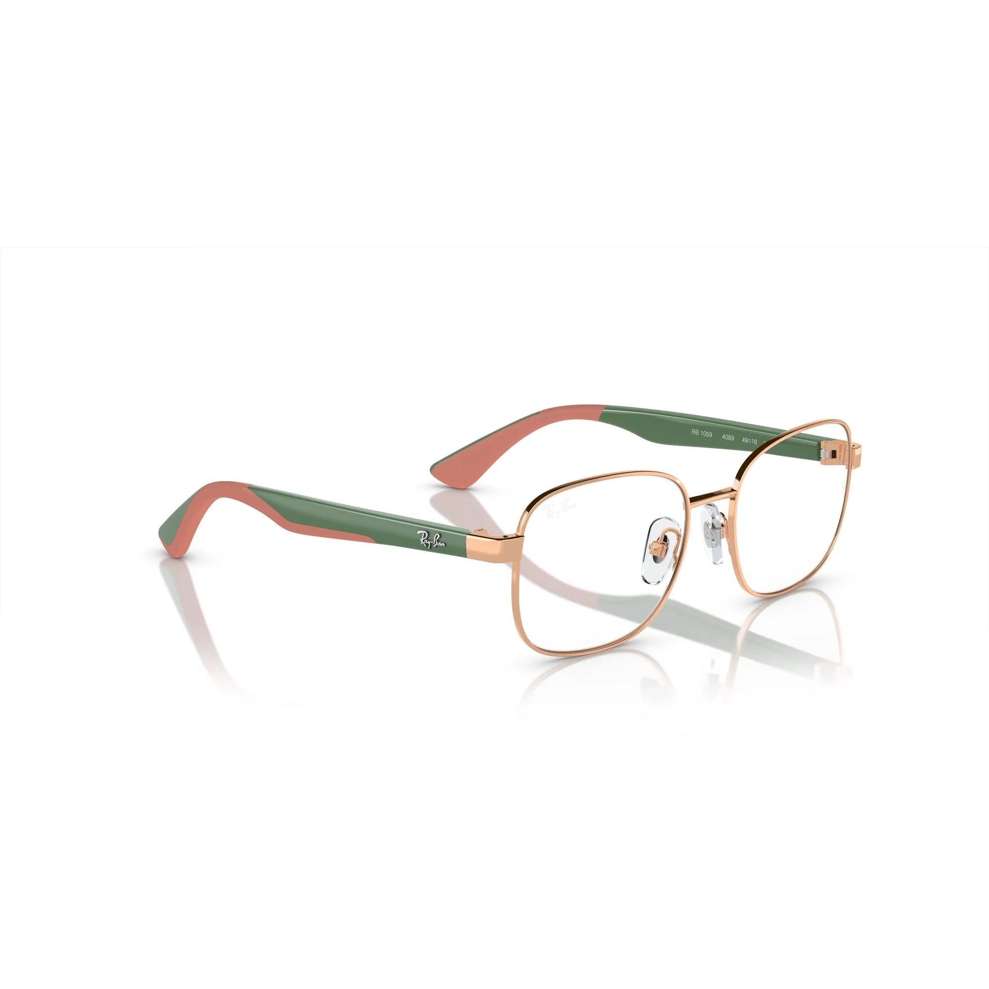 RAY-BAN JUNIOR RY 1059 - 4089 ORO ROSA | OCCHIALE DA VISTA BAMBINO UNISEX | CALIBRO 49