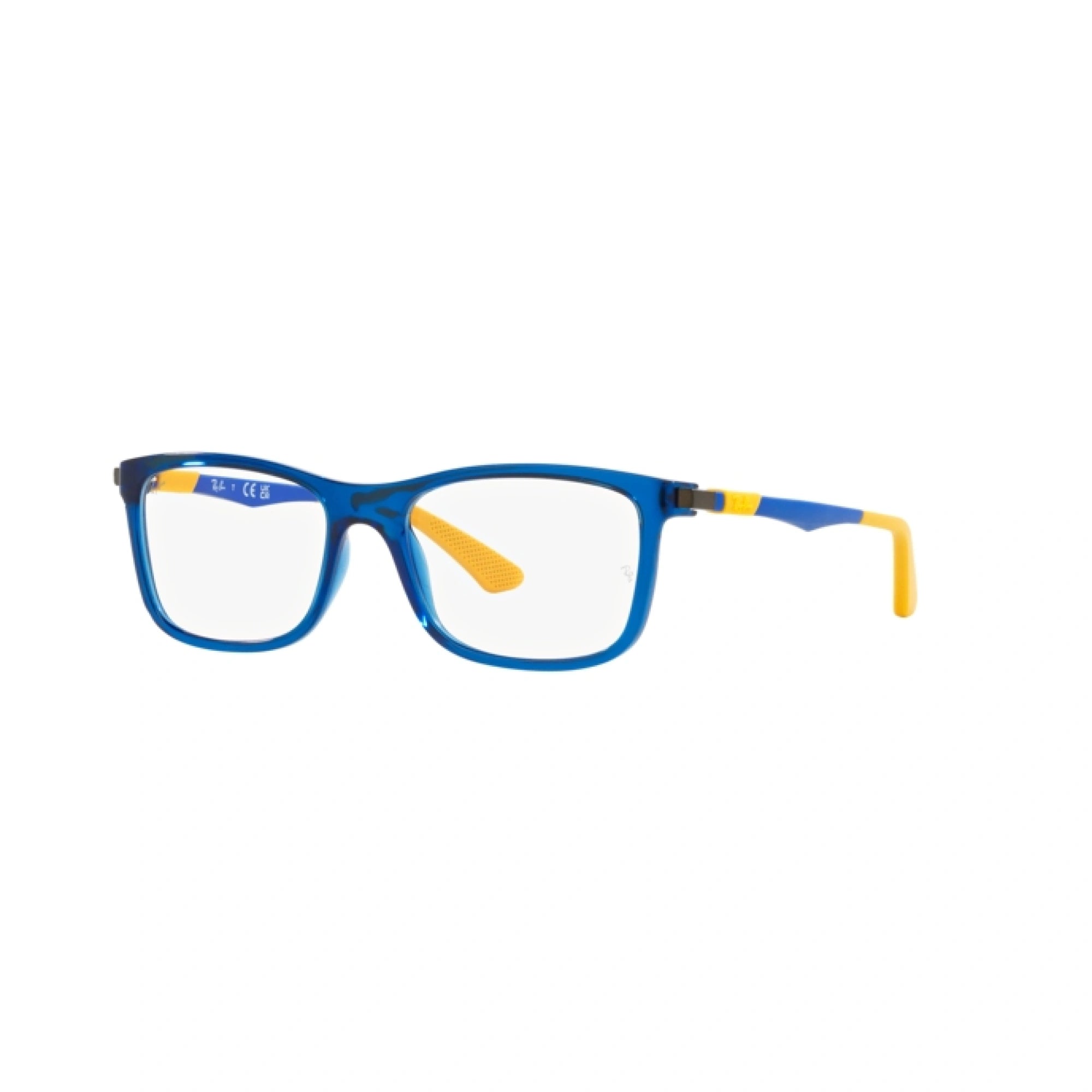RAY-BAN JUNIOR RY 1549 - 3940 BLU TRASPARENTE | OCCHIALE DA VISTA BAMBINO UNISEX | CALIBRO 46