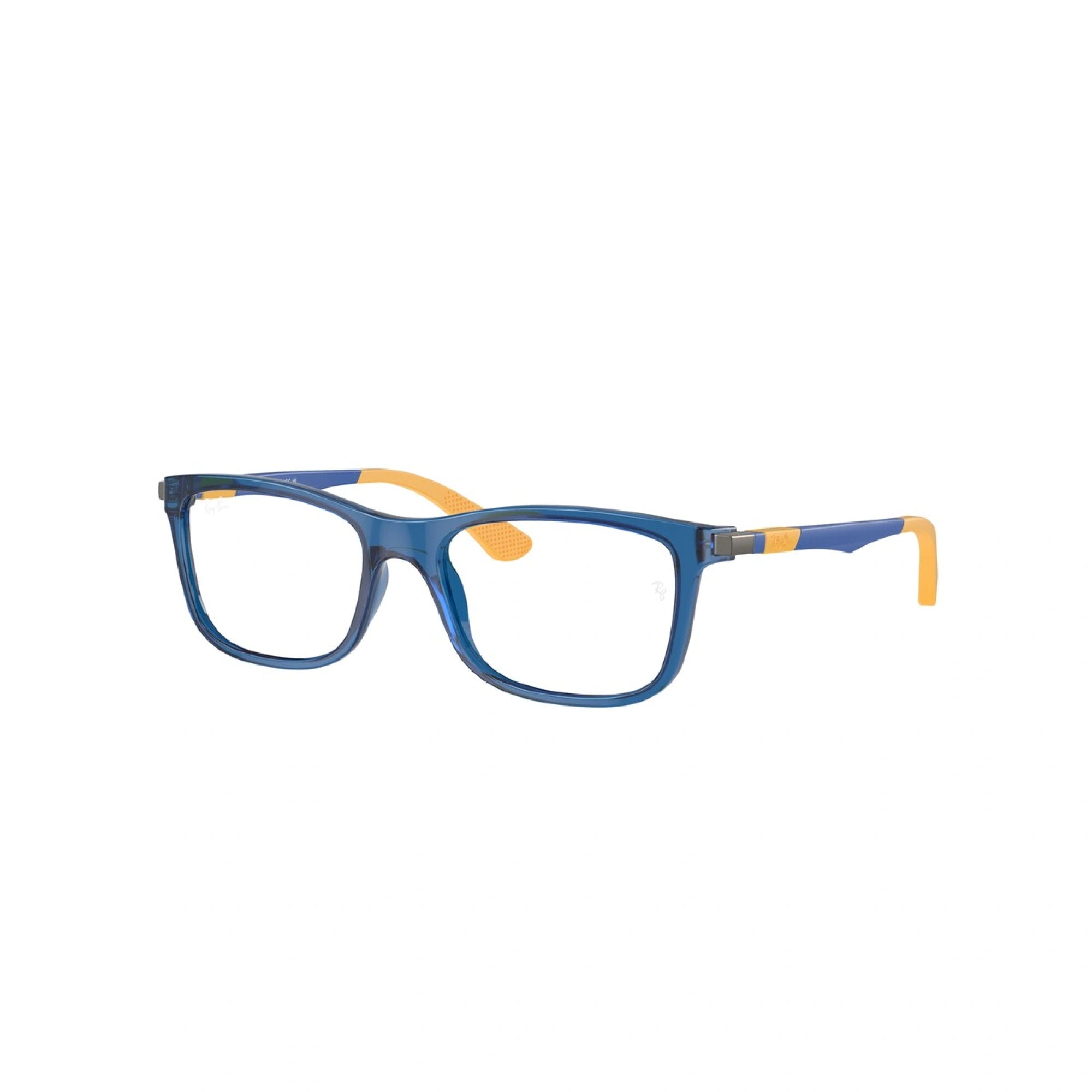 RAY-BAN JUNIOR RY 1549 - 3940 BLU TRASPARENTE | OCCHIALE DA VISTA BAMBINO UNISEX | CALIBRO 46