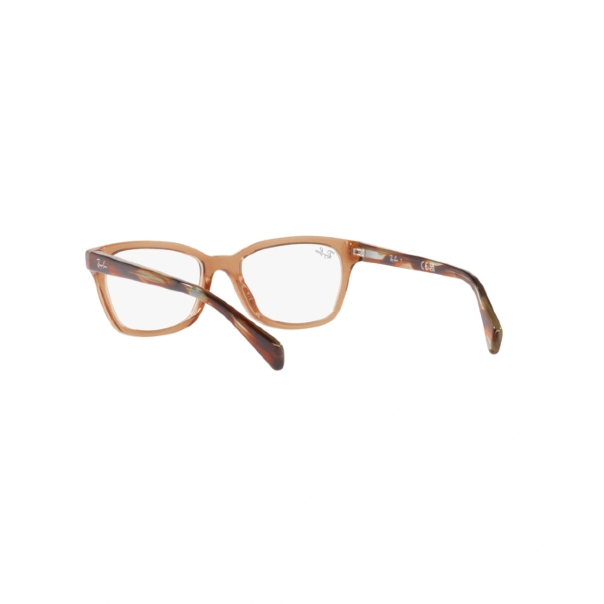 RAY-BAN JUNIOR RY 1591 - 3923 MARRONE TRASPARENTE | OCCHIALE DA VISTA BAMBINA | CALIBRO 46