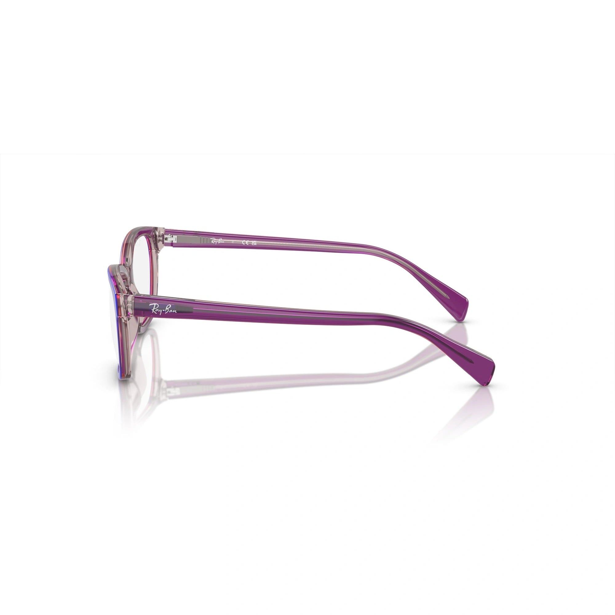 RAY-BAN JUNIOR RY 1591 - 3944 TOP VIOLA, ROSA E BEIGE | OCCHIALE DA VISTA BAMBINA | CALIBRO 46