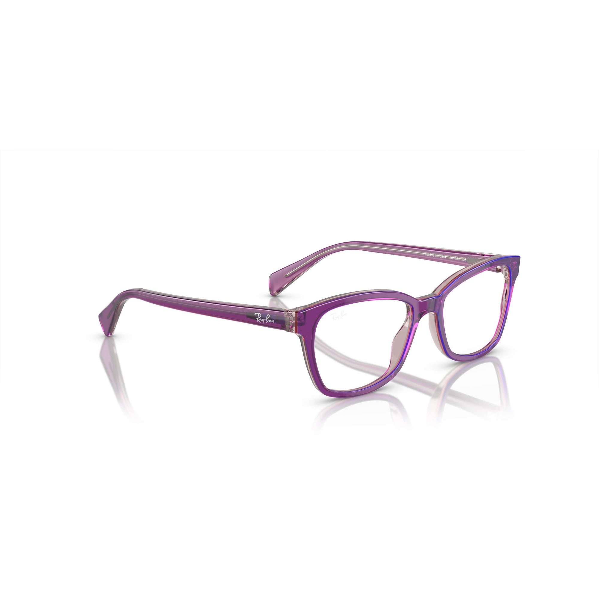 RAY-BAN JUNIOR RY 1591 - 3944 TOP VIOLA, ROSA E BEIGE | OCCHIALE DA VISTA BAMBINA | CALIBRO 46