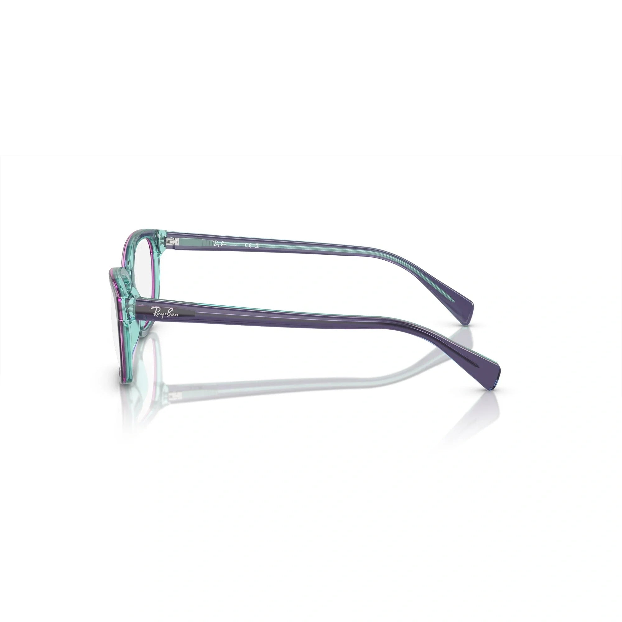 RAY-BAN JUNIOR RY 1591 - 3945 SOPRA BLU, VIOLA E AZZURRO | OCCHIALE DA VISTA BAMBINA | CALIBRO 48