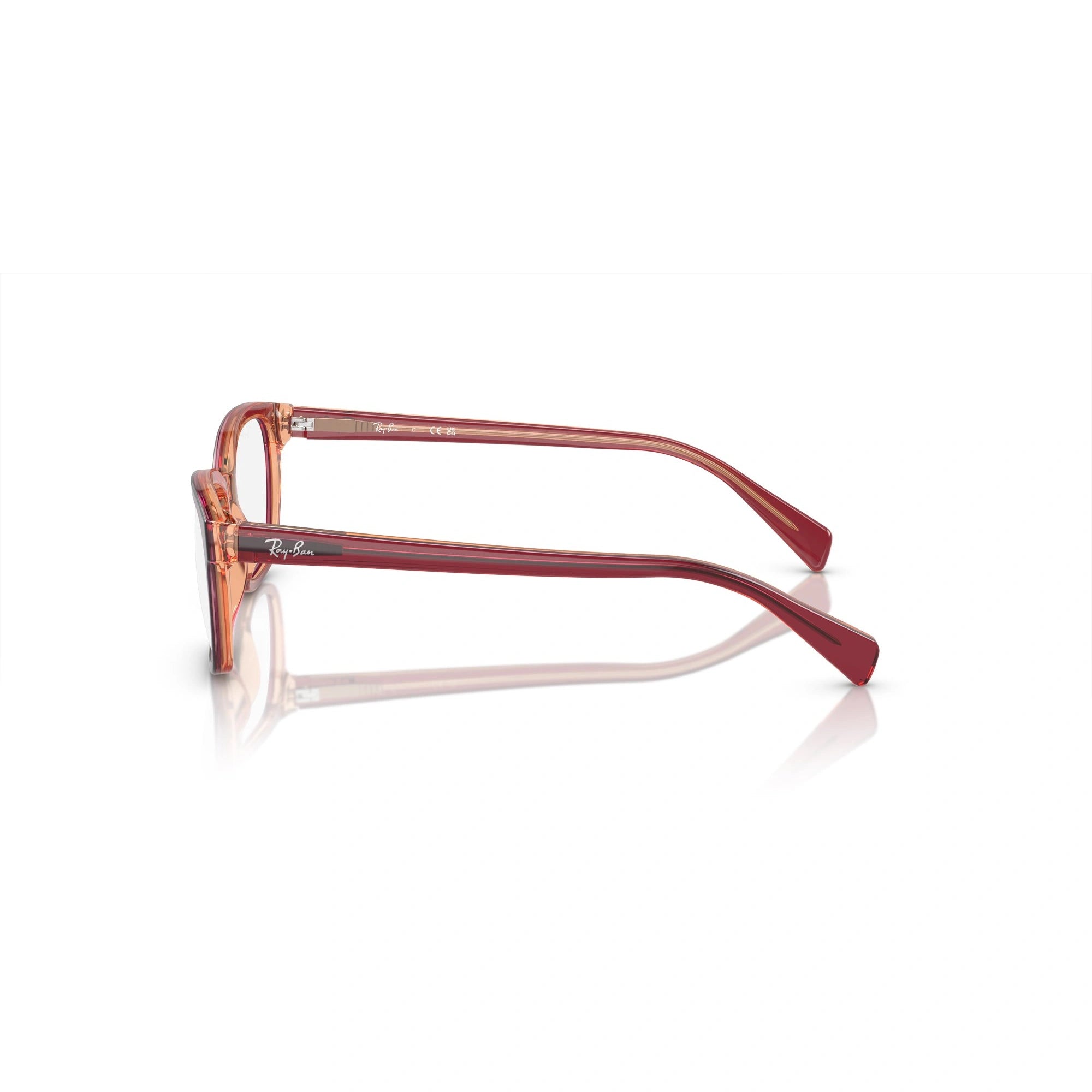 RAY-BAN JUNIOR RY 1591 - 3947 IN ALTO ROSSO, VIOLA E ARANCIONE | OCCHIALE DA VISTA BAMBINA | CALIBRO 46