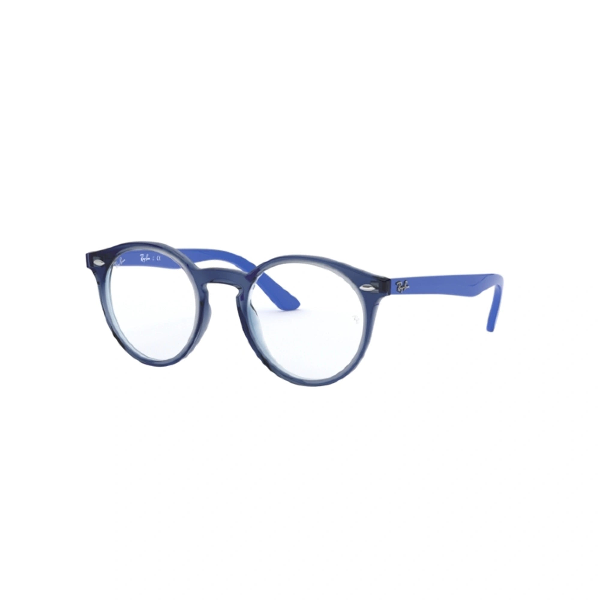 RAY-BAN JUNIOR RY 1594 - 3811 BLU TRASPARENTE | OCCHIALE DA VISTA BAMBINO UNISEX | CALIBRO 46
