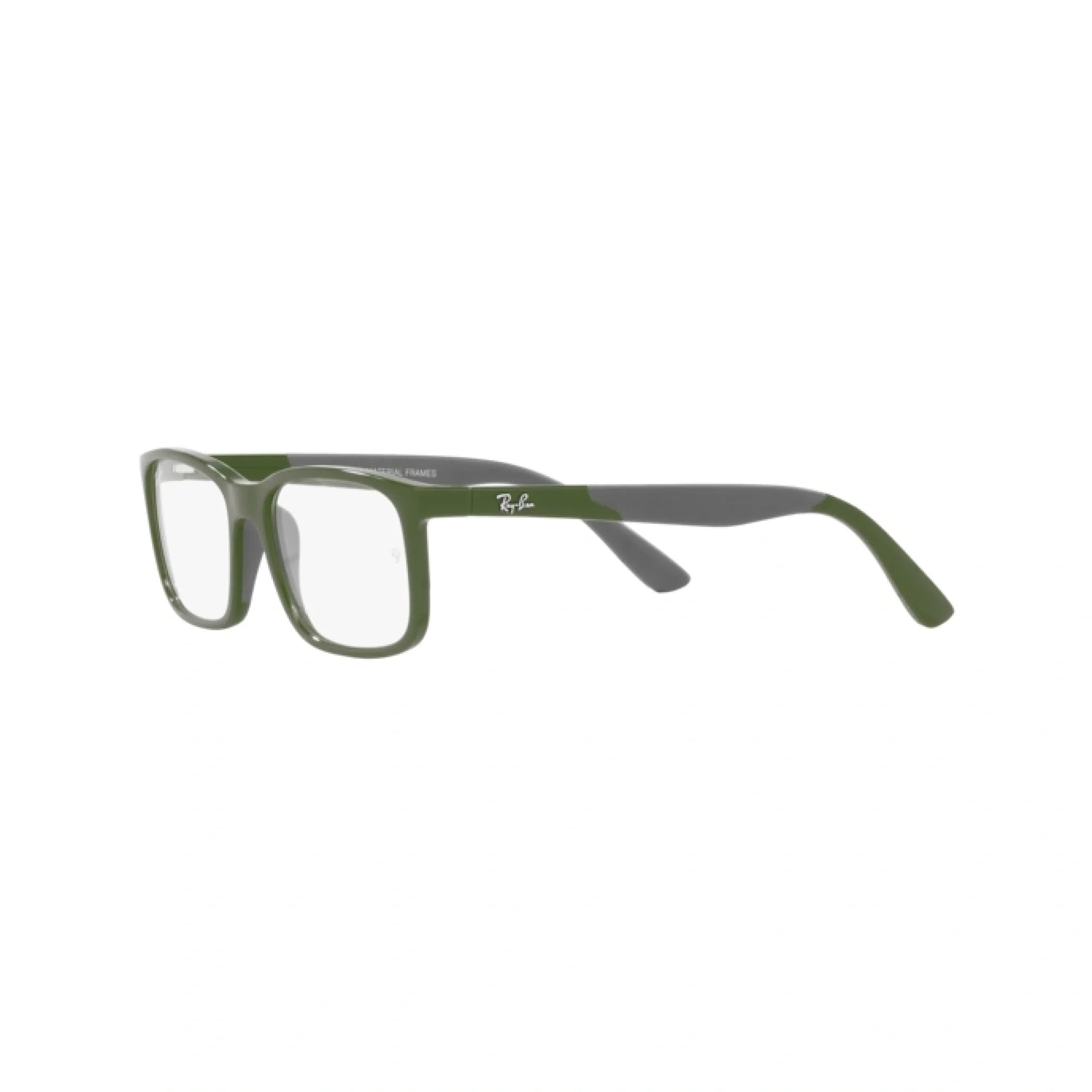 RAY-BAN JUNIOR RY 1621 - 3932 VERDE SU GRIGIO | OCCHIALE DA VISTA BAMBINO UNISEX | CALIBRO 49